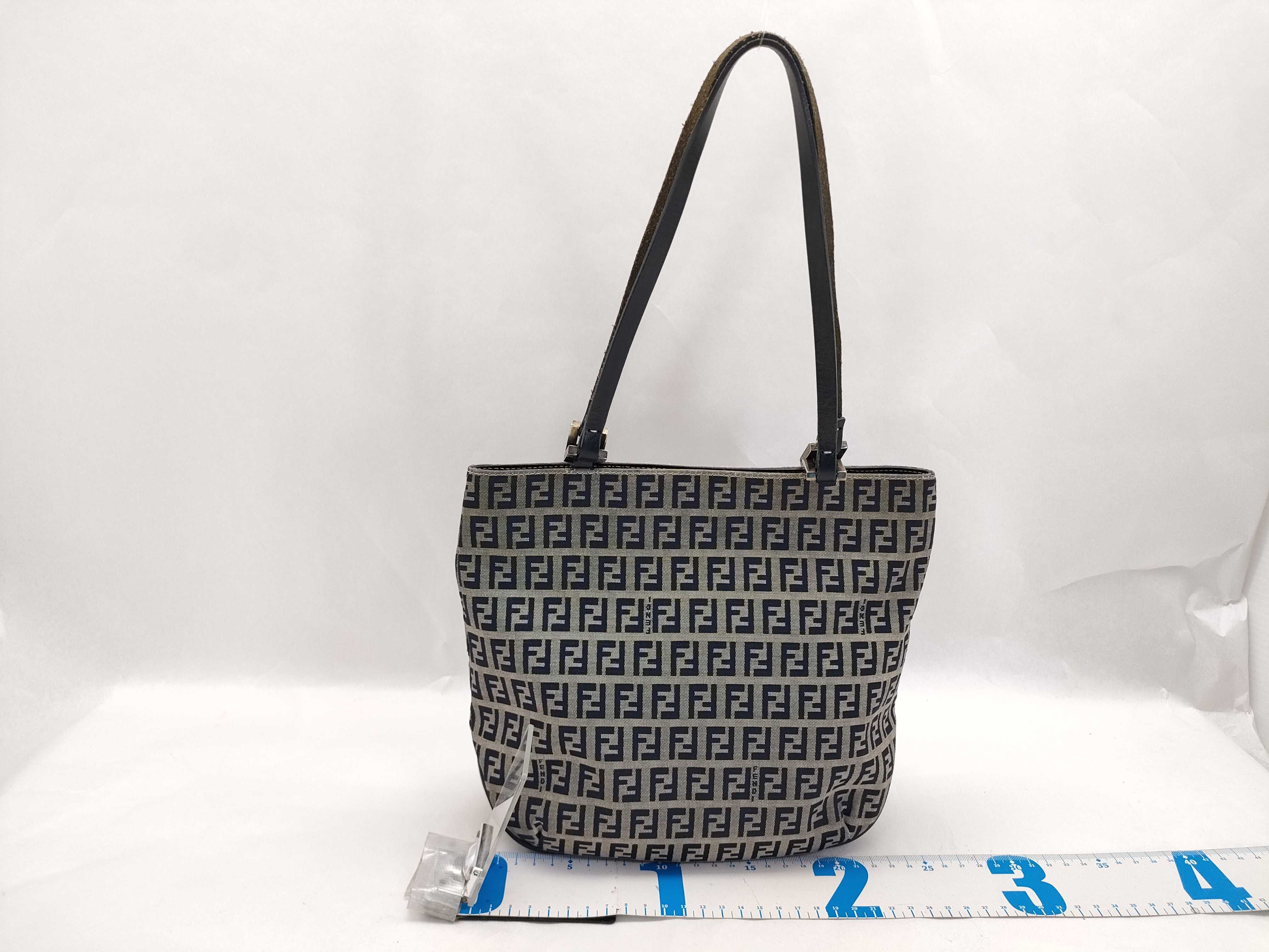 Zucchino Leather x Canvas with Satin Jacquard Lining Handbag — view 2