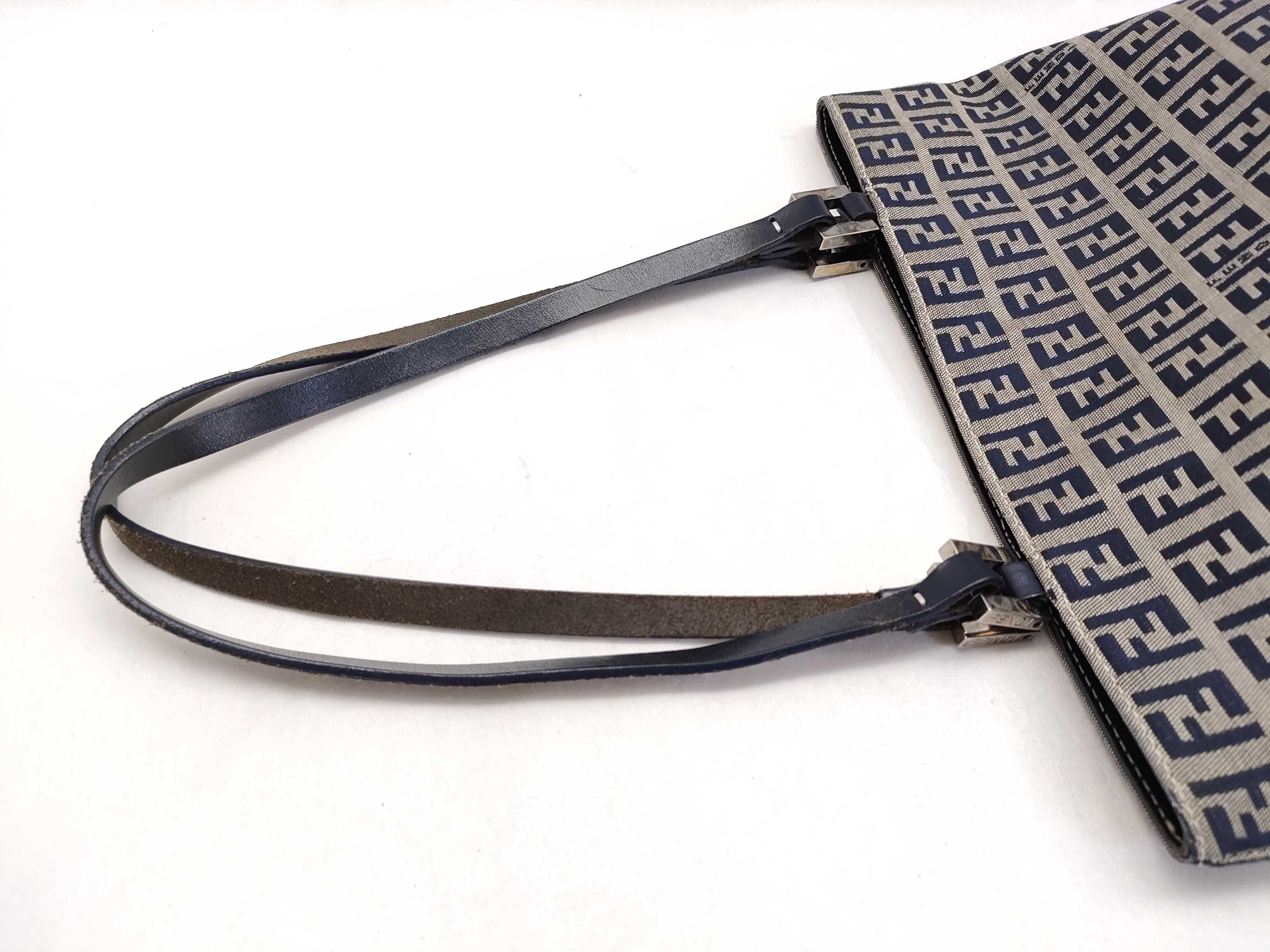 Zucchino Leather x Canvas with Satin Jacquard Lining Handbag — view 3
