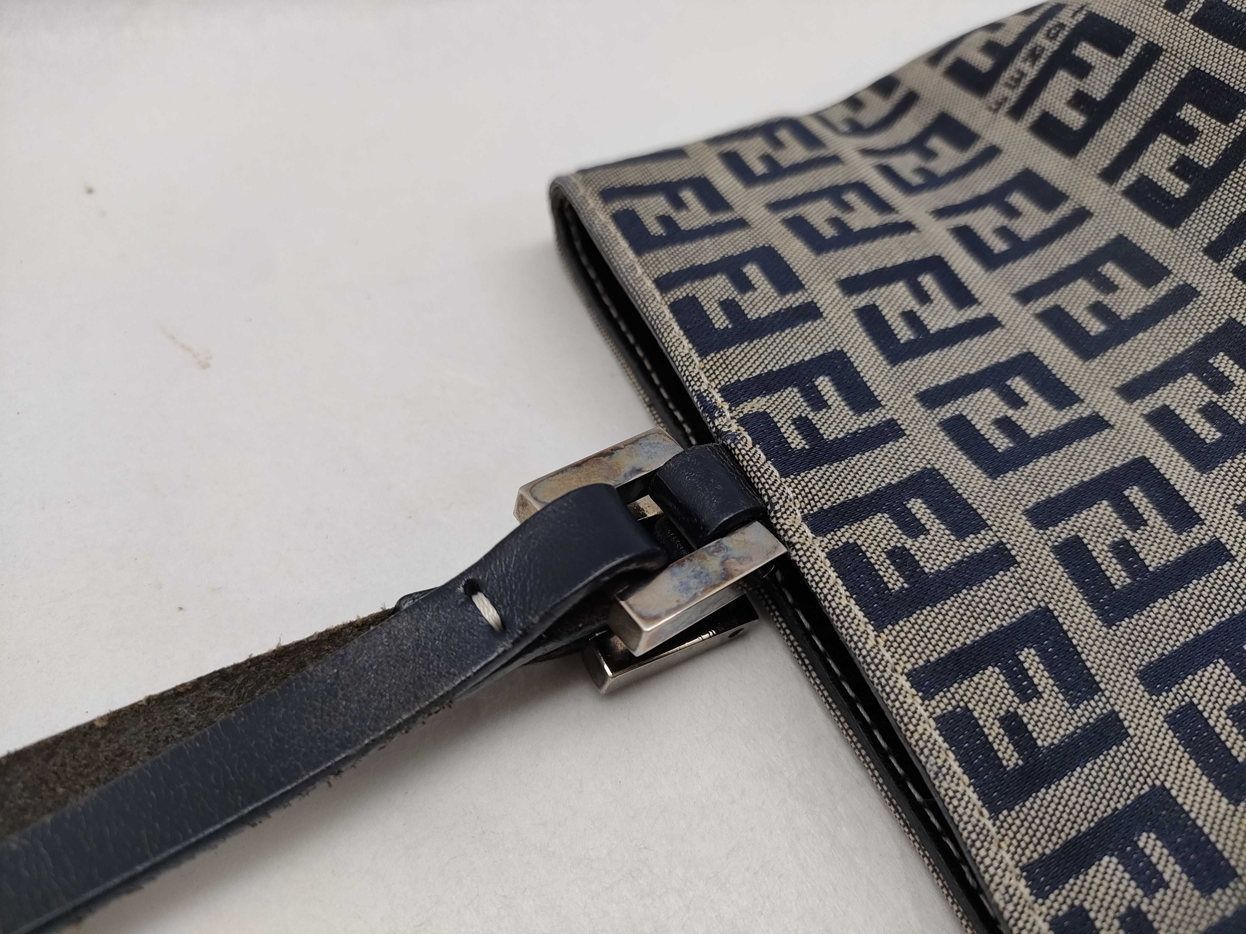Zucchino Leather x Canvas with Satin Jacquard Lining Handbag — view 5