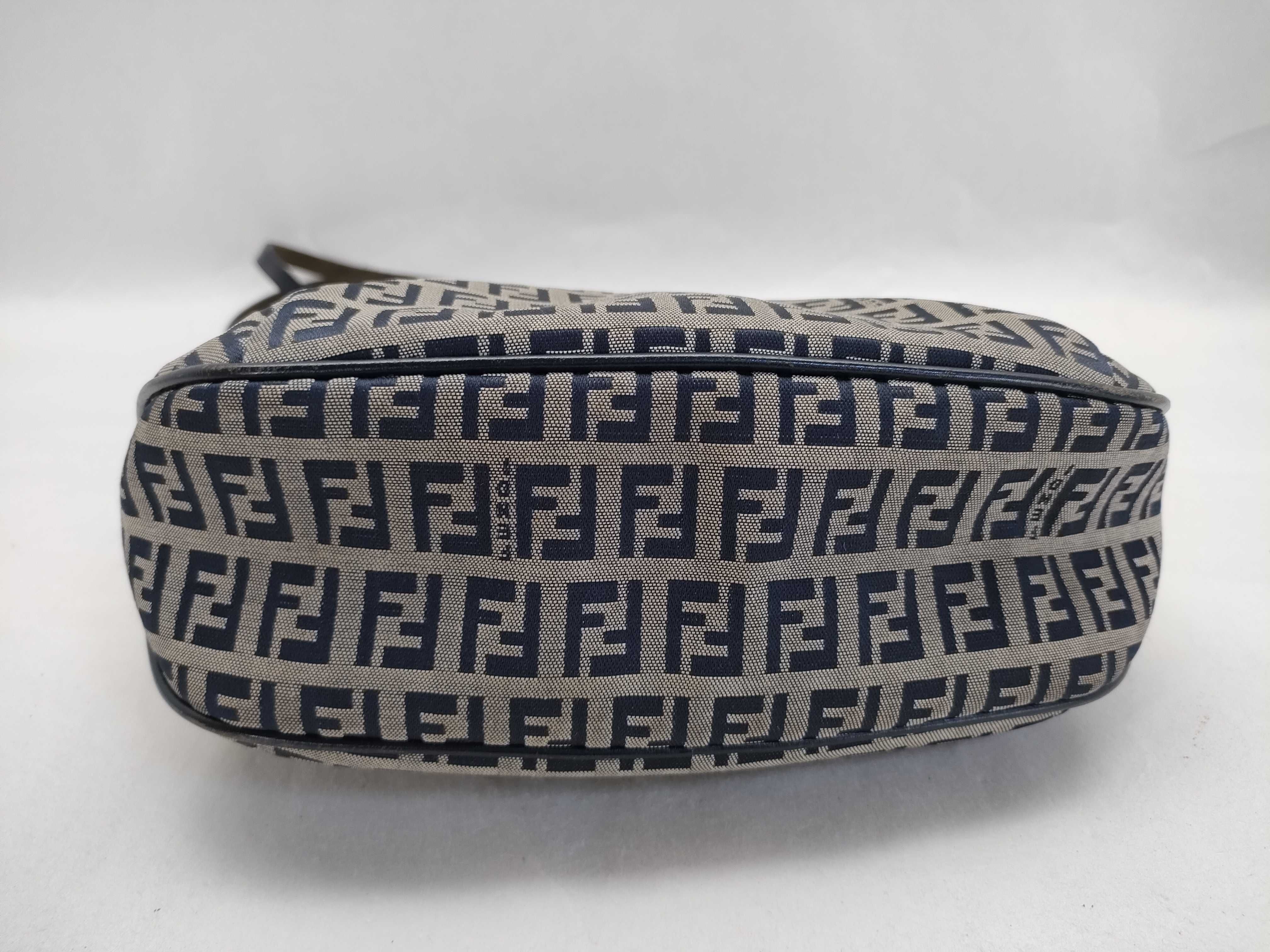 Zucchino Leather x Canvas with Satin Jacquard Lining Handbag — view 7