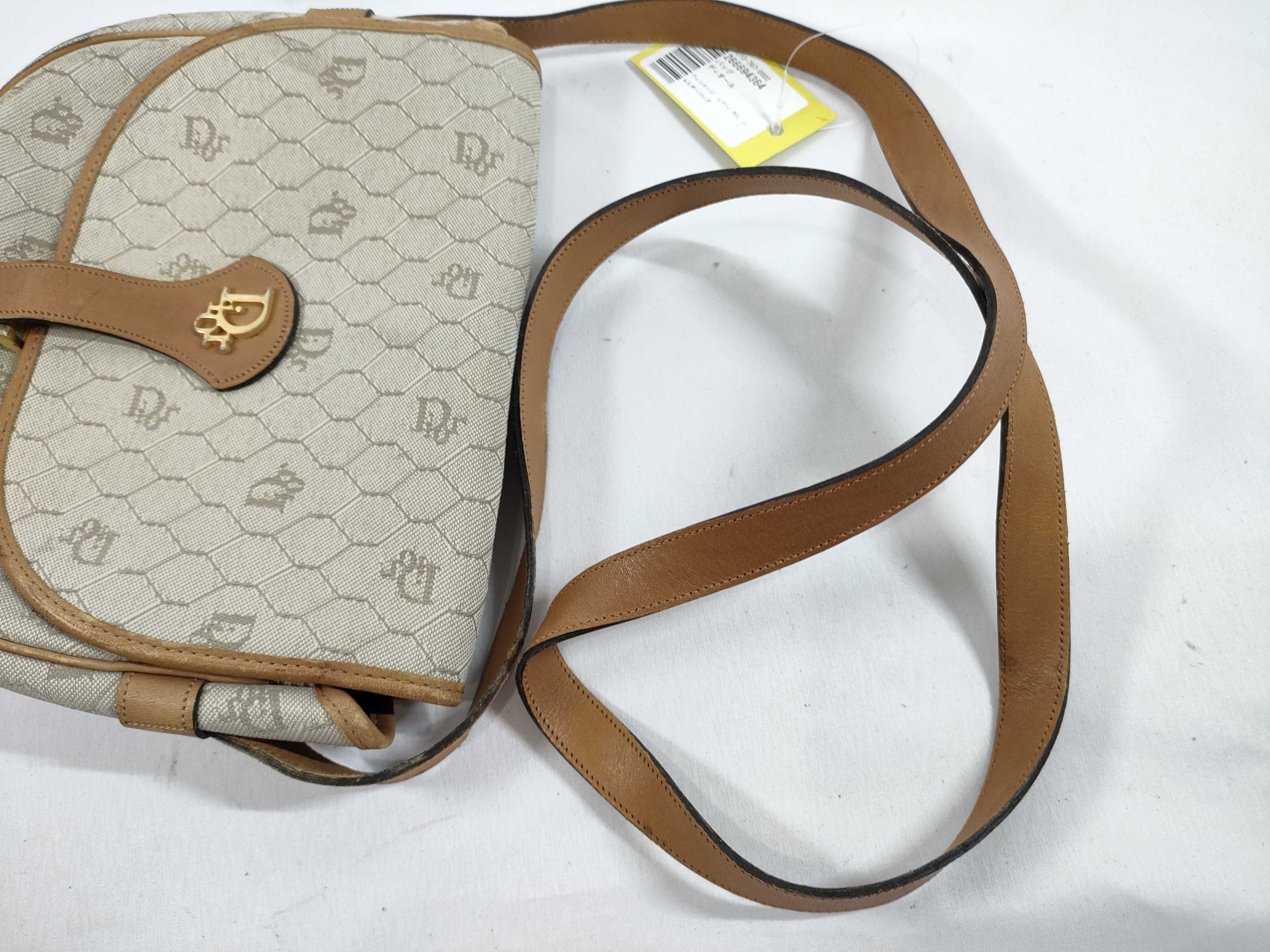 Vintage Leather PVC Shoulder Bag — view 3