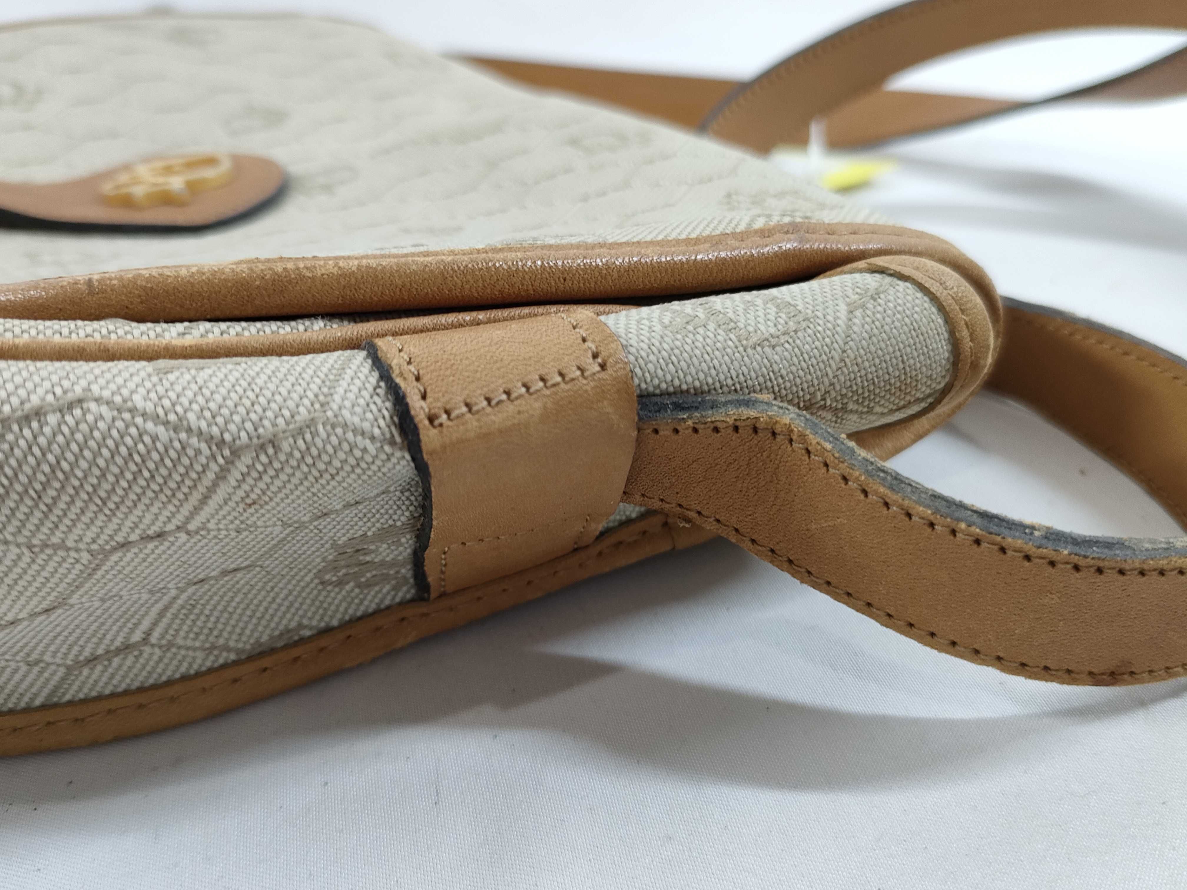 Vintage Leather PVC Shoulder Bag — view 5
