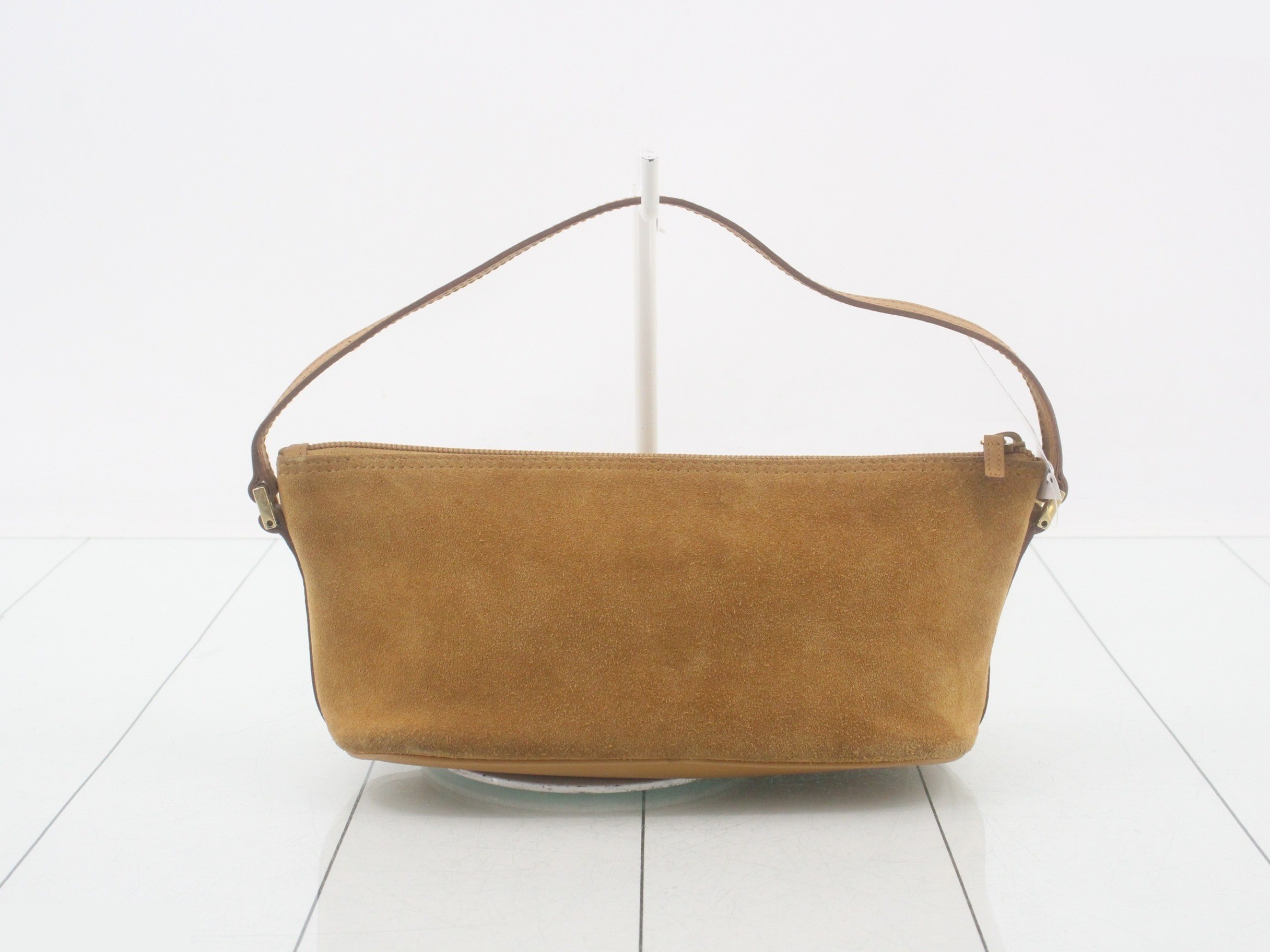 Suede accessory pouch — view 2