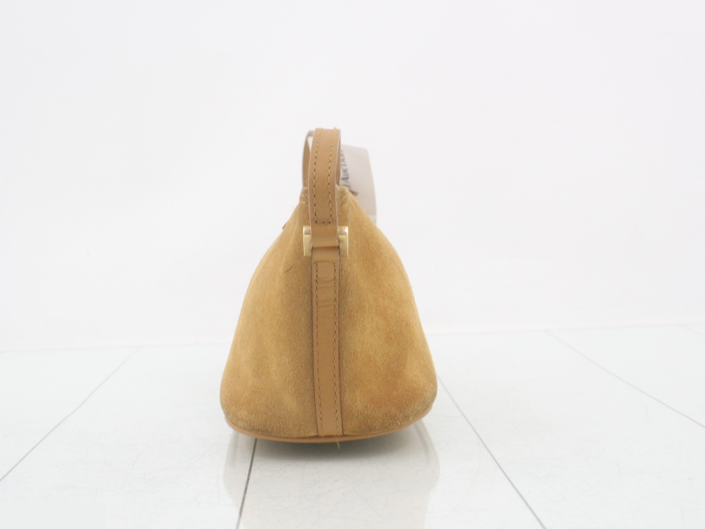 Suede accessory pouch — view 3