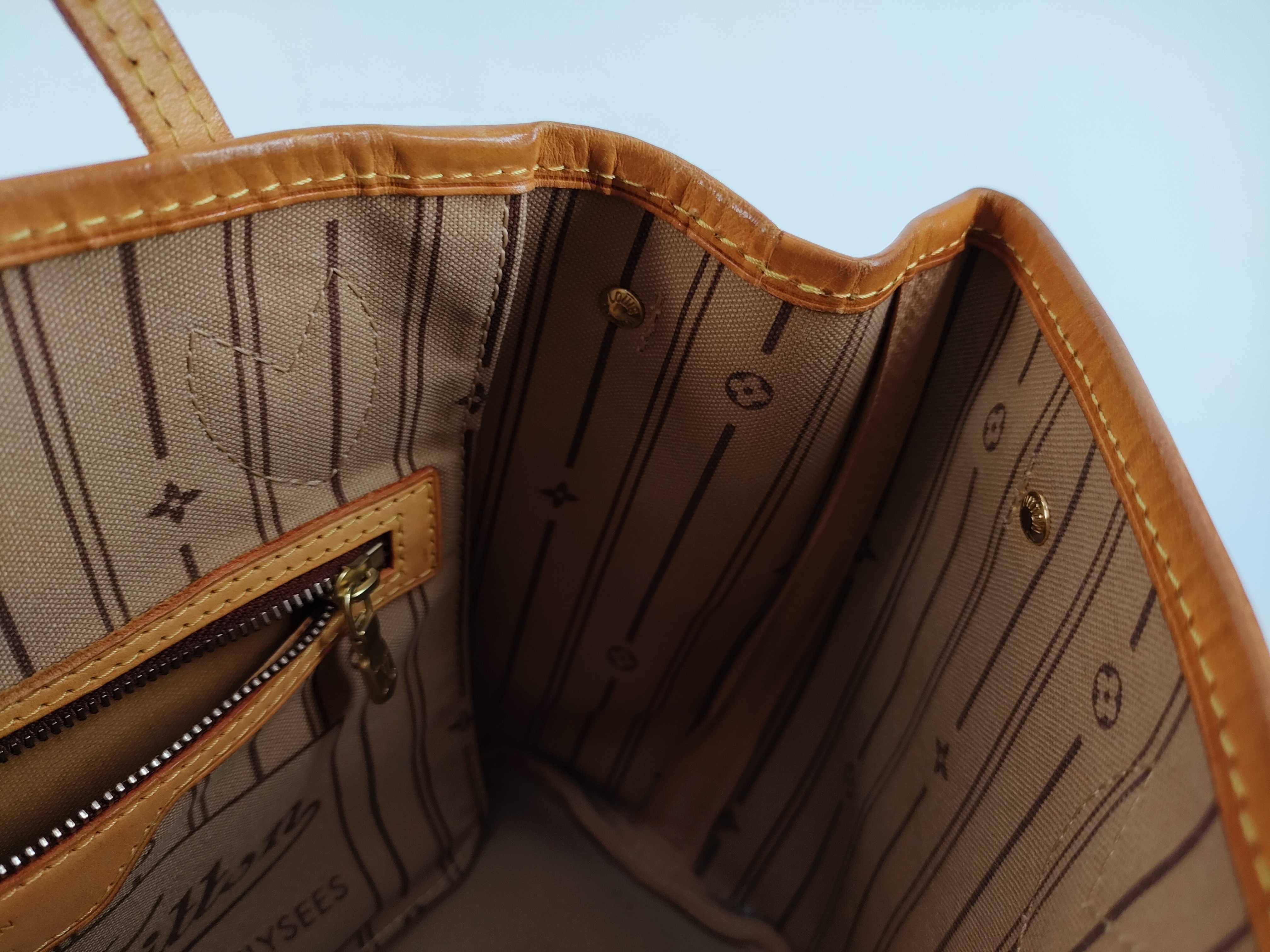 Monogram M40155 Neverfull PM Handbag Tote Bag — view 9