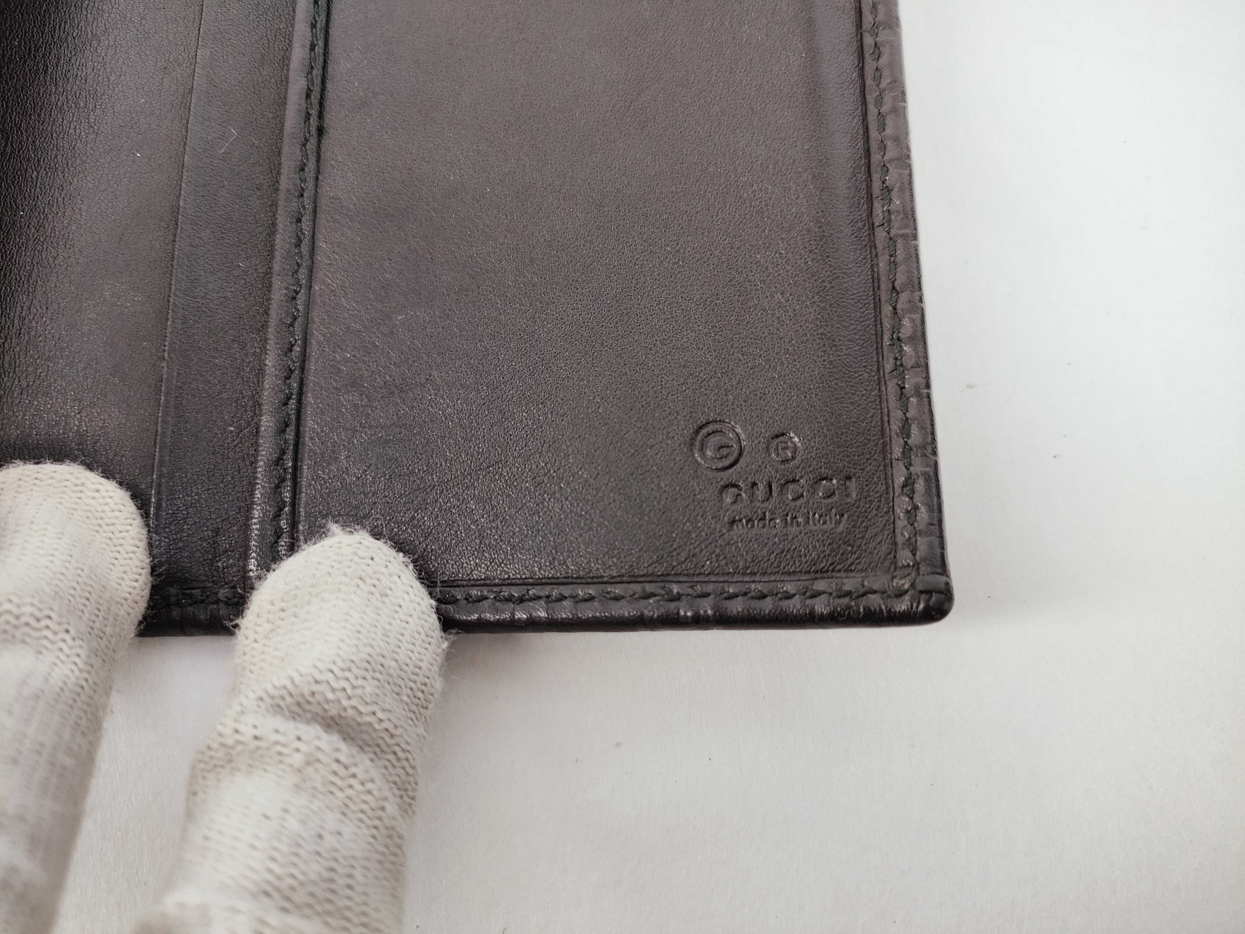 Guccissima Gucci Microssima Long Wallet Leather Wallet — view 9