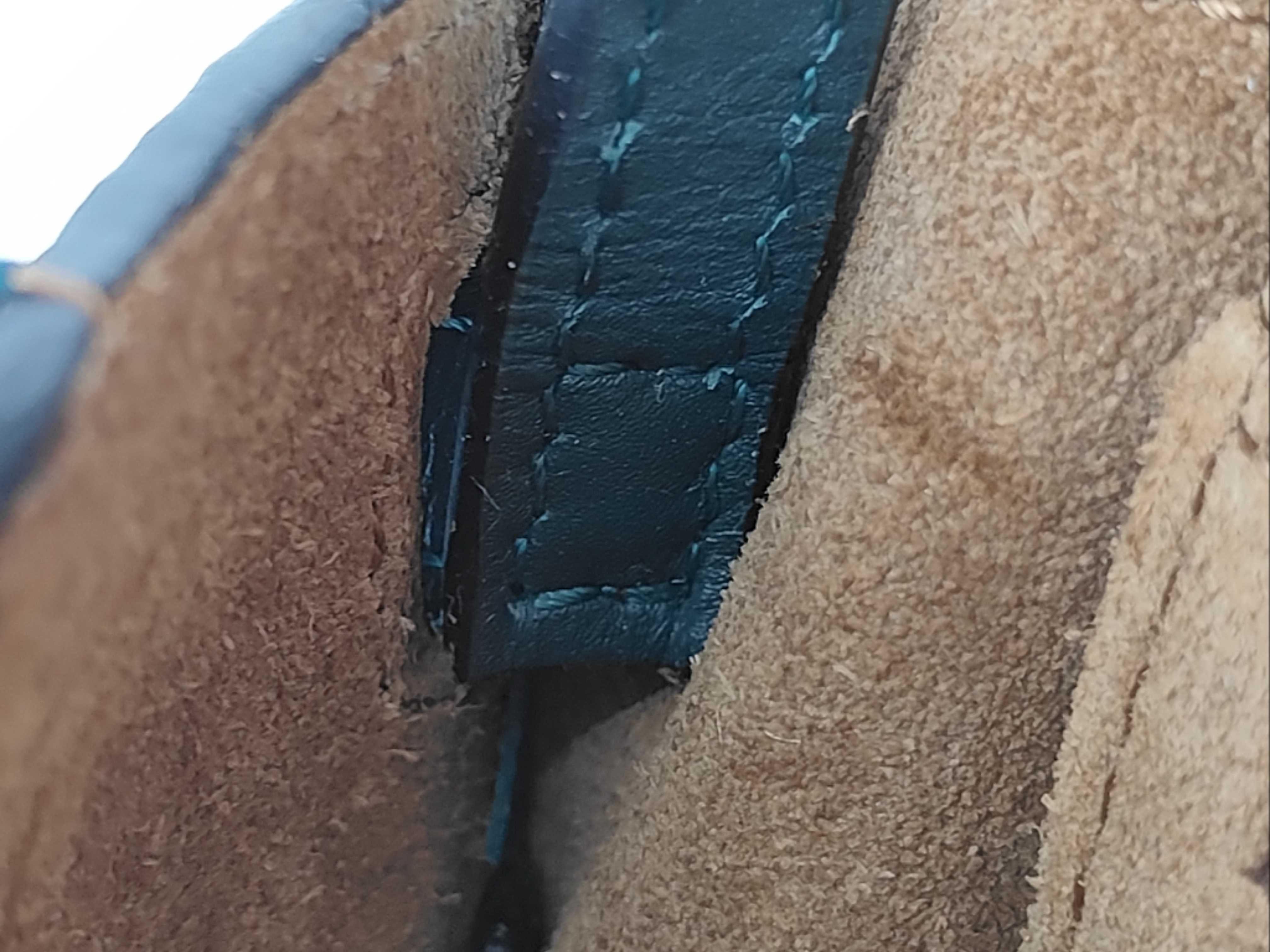Gate Mini Leather Blue Shoulder Bag — view 5