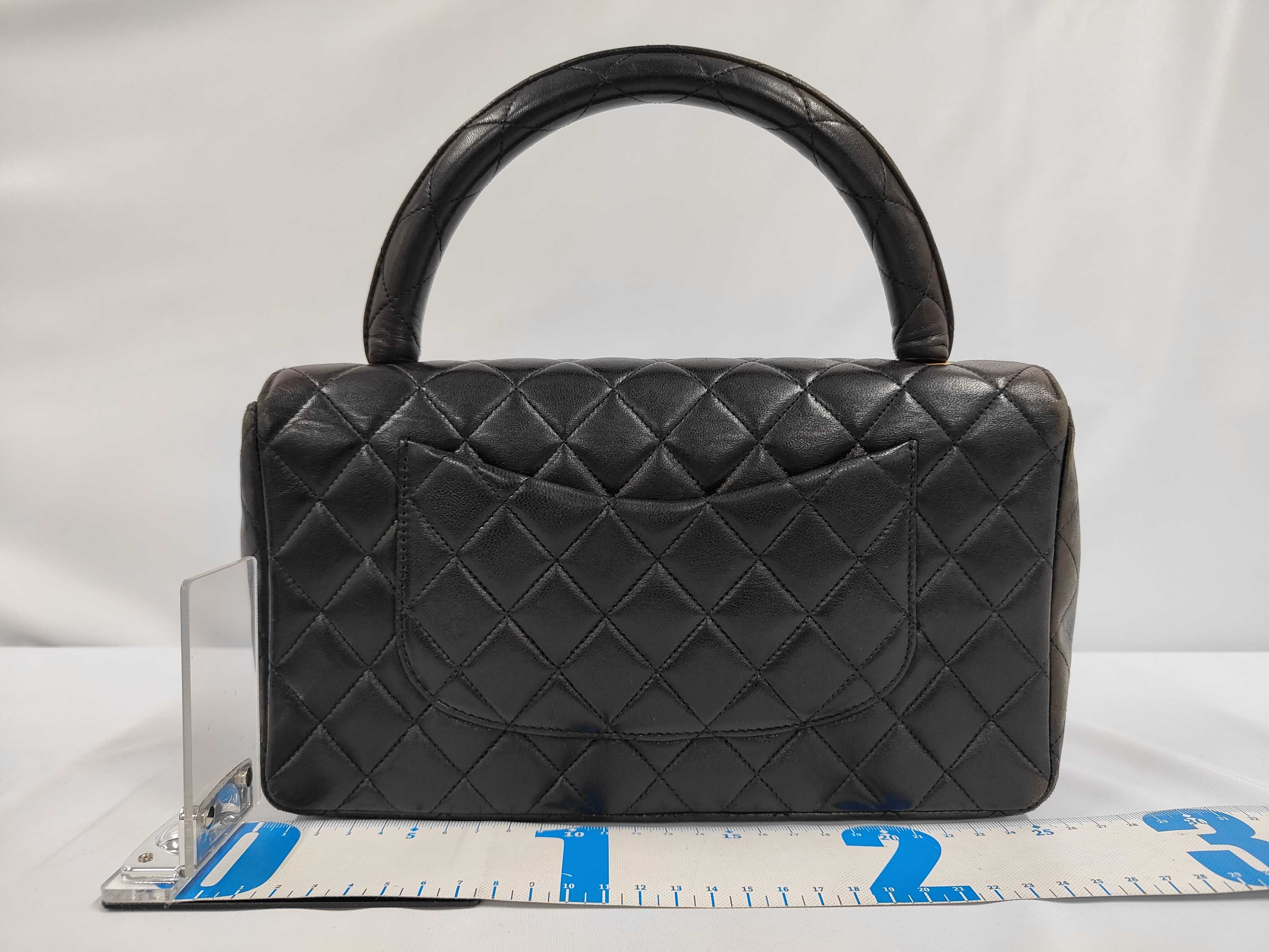 Lambskin Matelassé Parent-Child Bag Set (Top Handle Handbag, Child Bag Not Included) — view 2