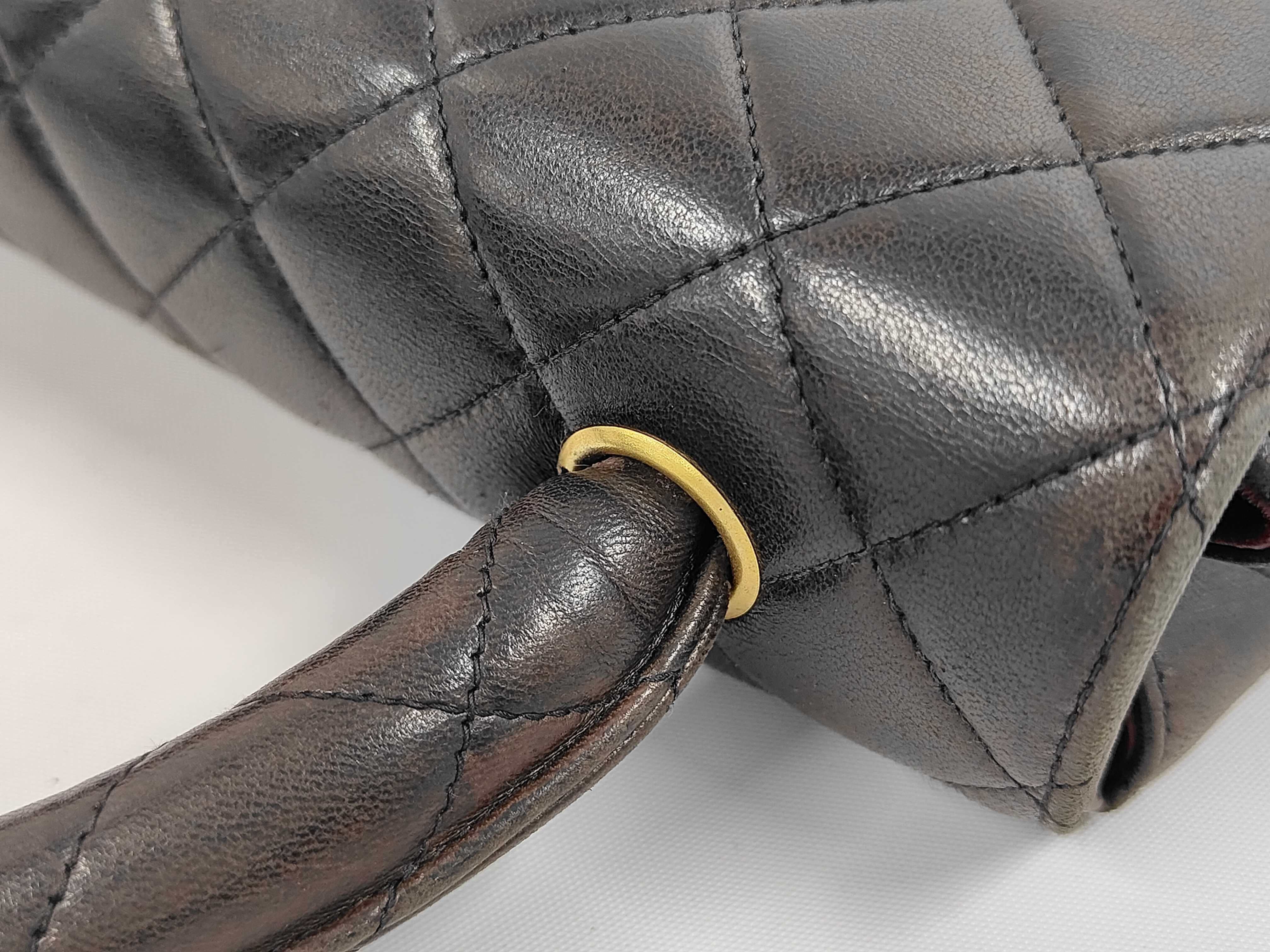Lambskin Matelassé Parent-Child Bag Set (Top Handle Handbag, Child Bag Not Included) — view 6