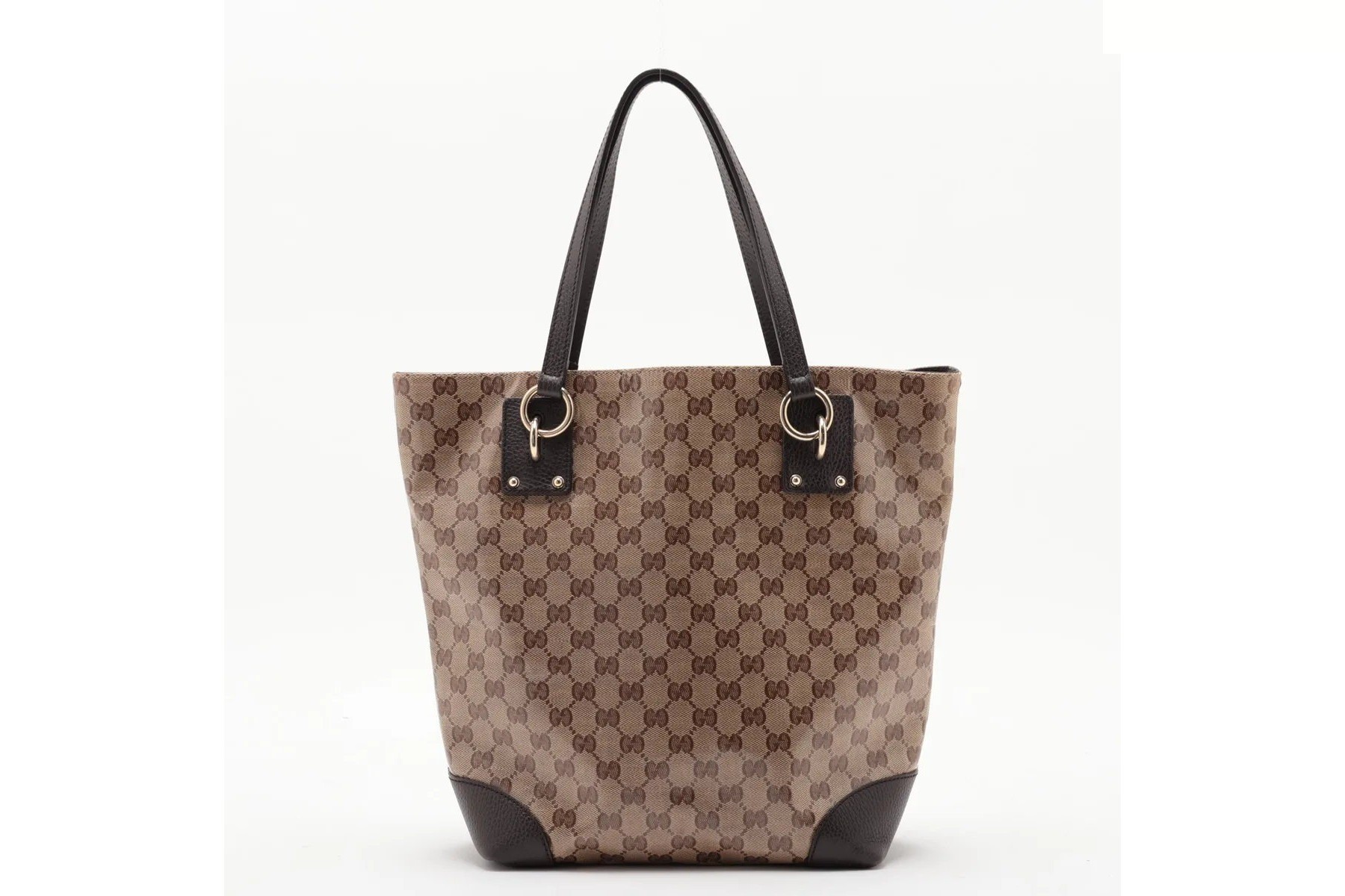 GG Crystal 353706 Leather Tote Bag (Shoulder Bag) — view 2