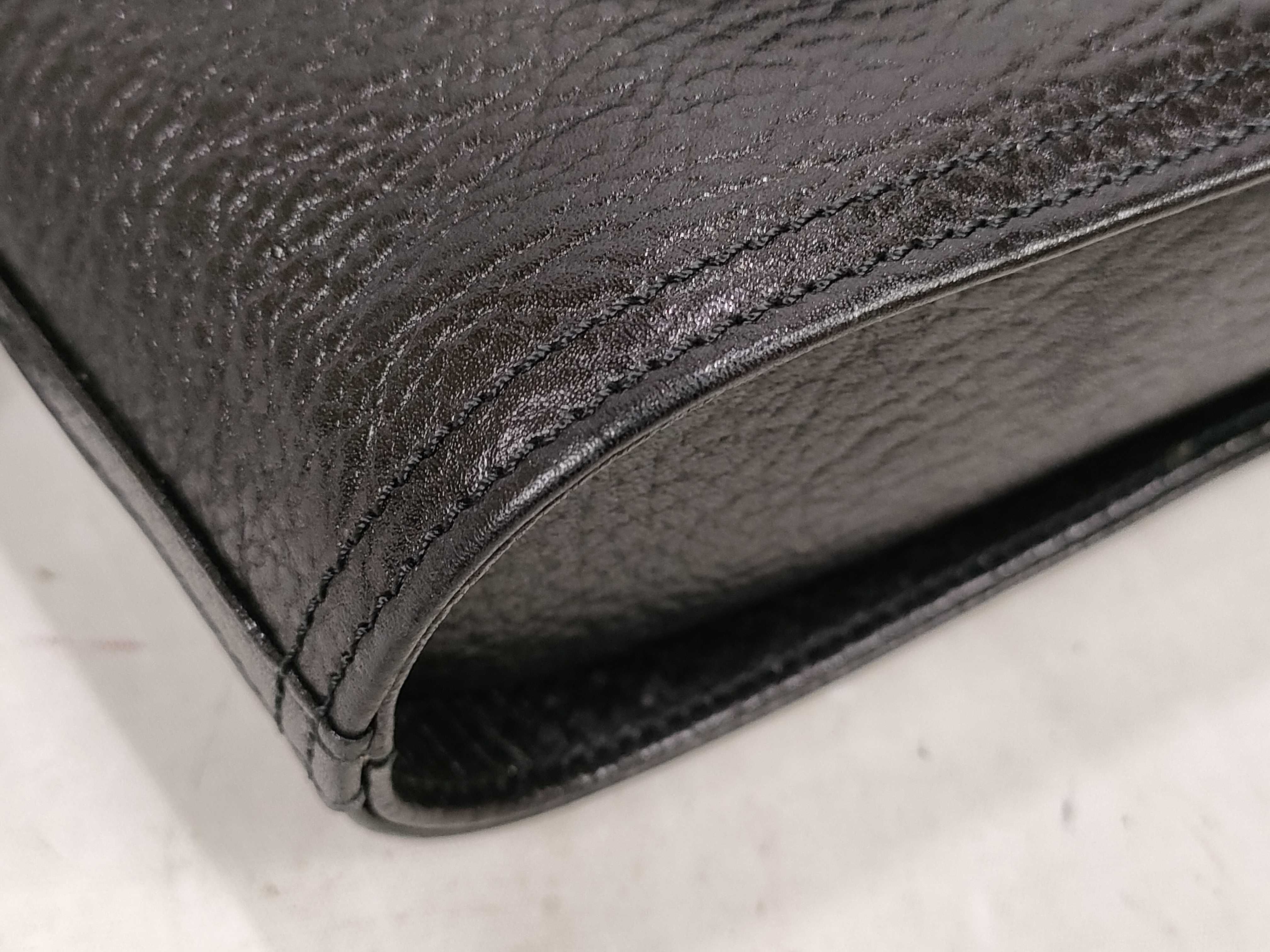 Leather Fringe Shoulder Bag with All-Over Print Interior — view 8