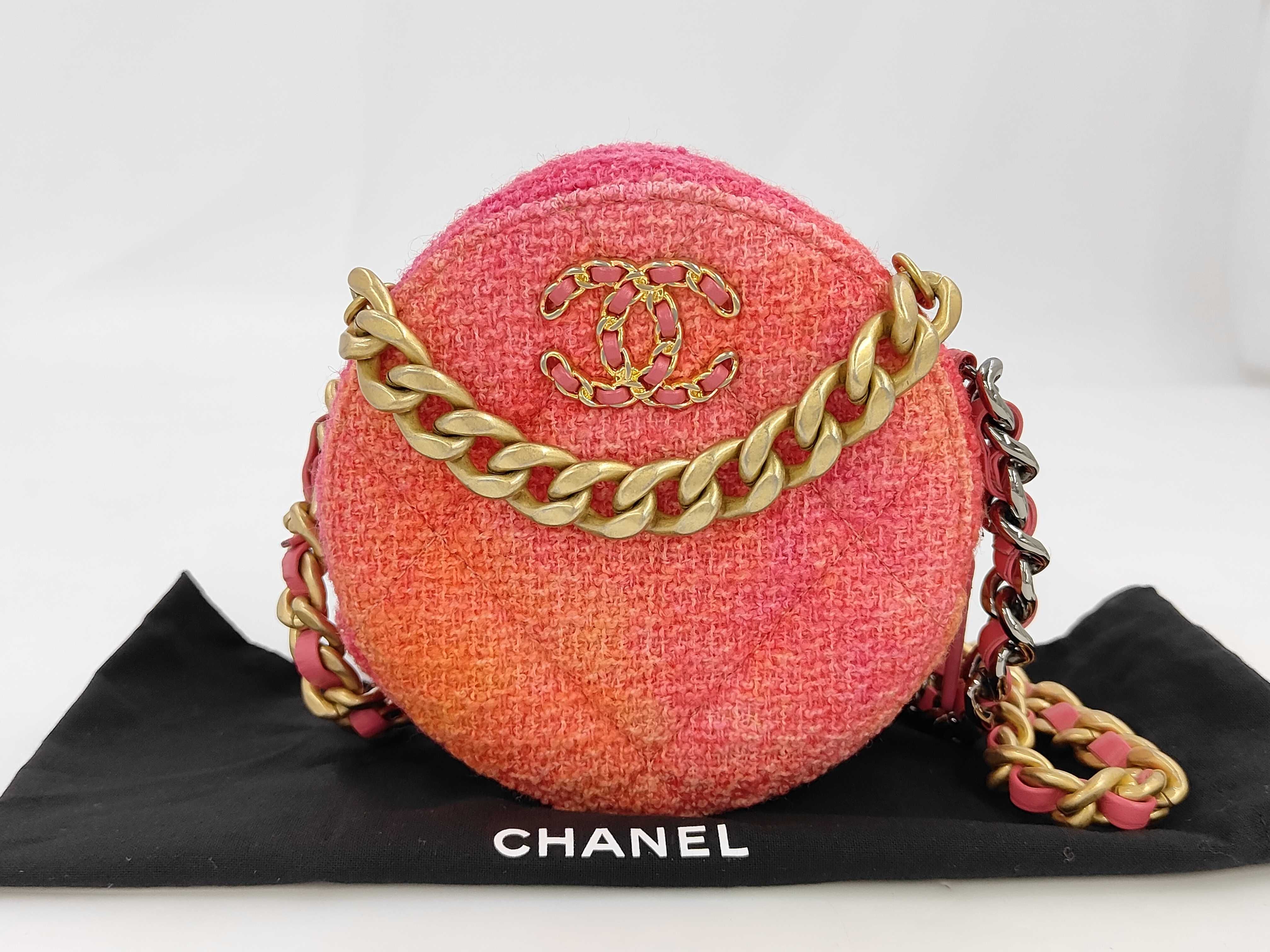 Chain Bag 19 Bag Gold Button Shoulder Bag