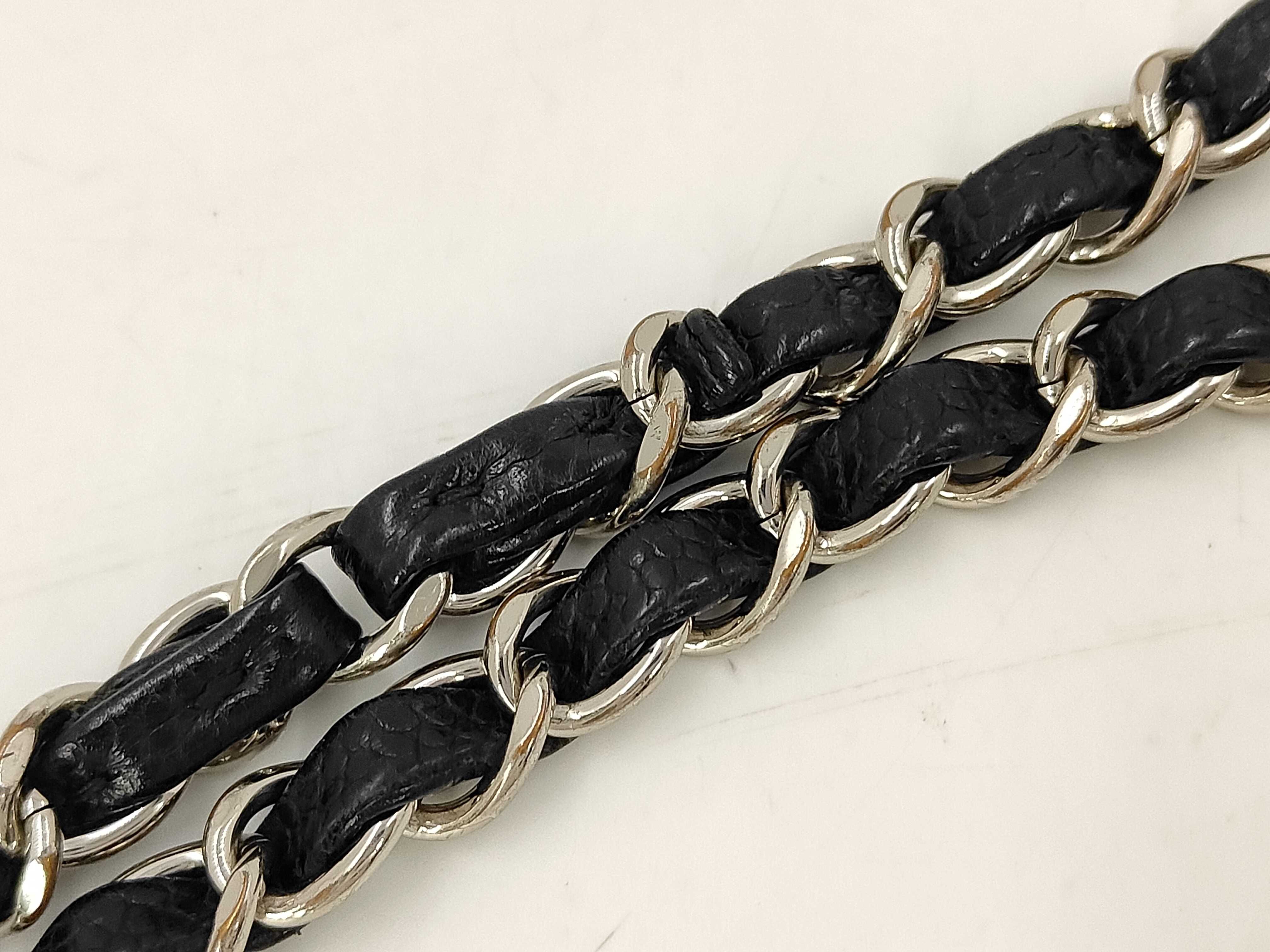 Matelassé 25 Caviar Double Flap Double Chain Shoulder Bag — view 4