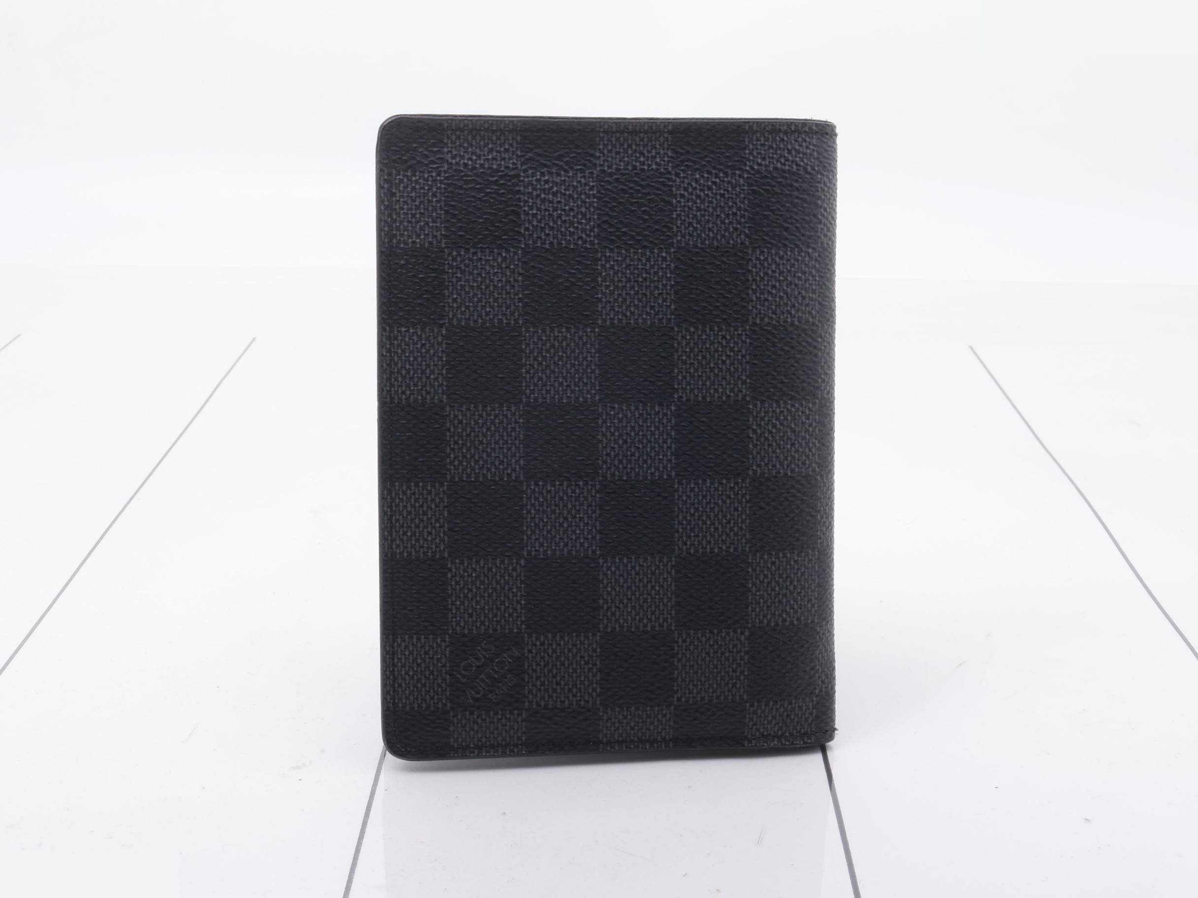 Damier Graphite Portefeuille Regular with initials — view 2