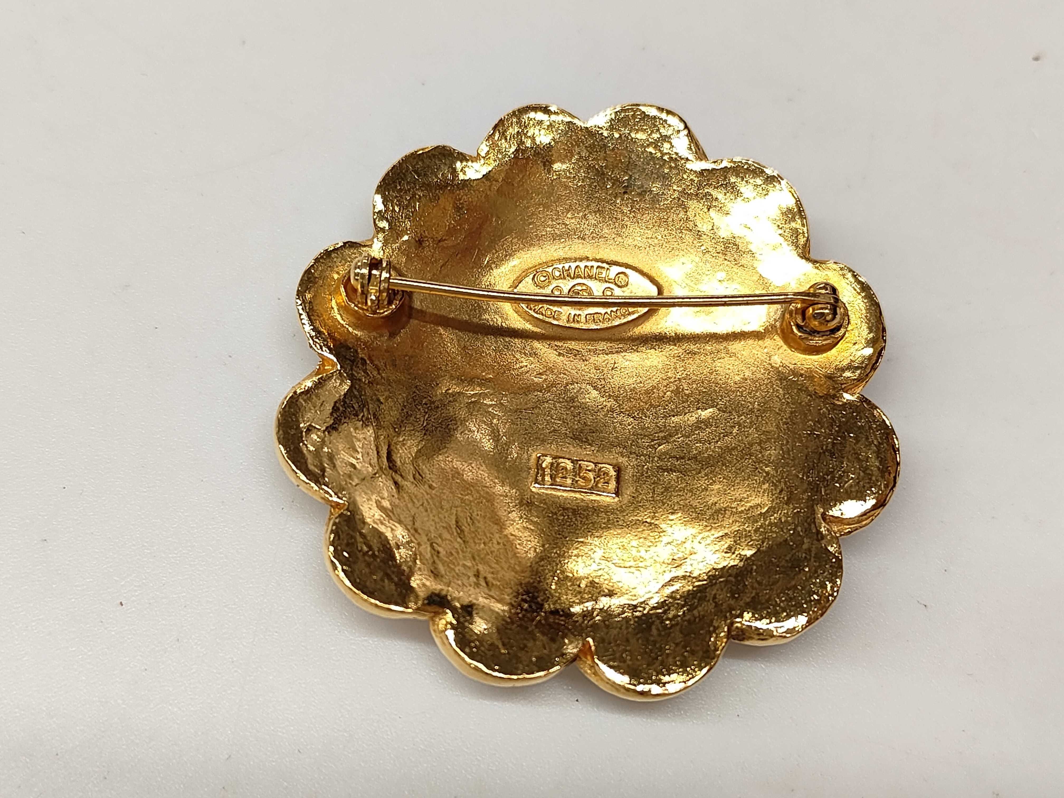 Coco Mark Brooch, GP Gold, with markings. — view 2