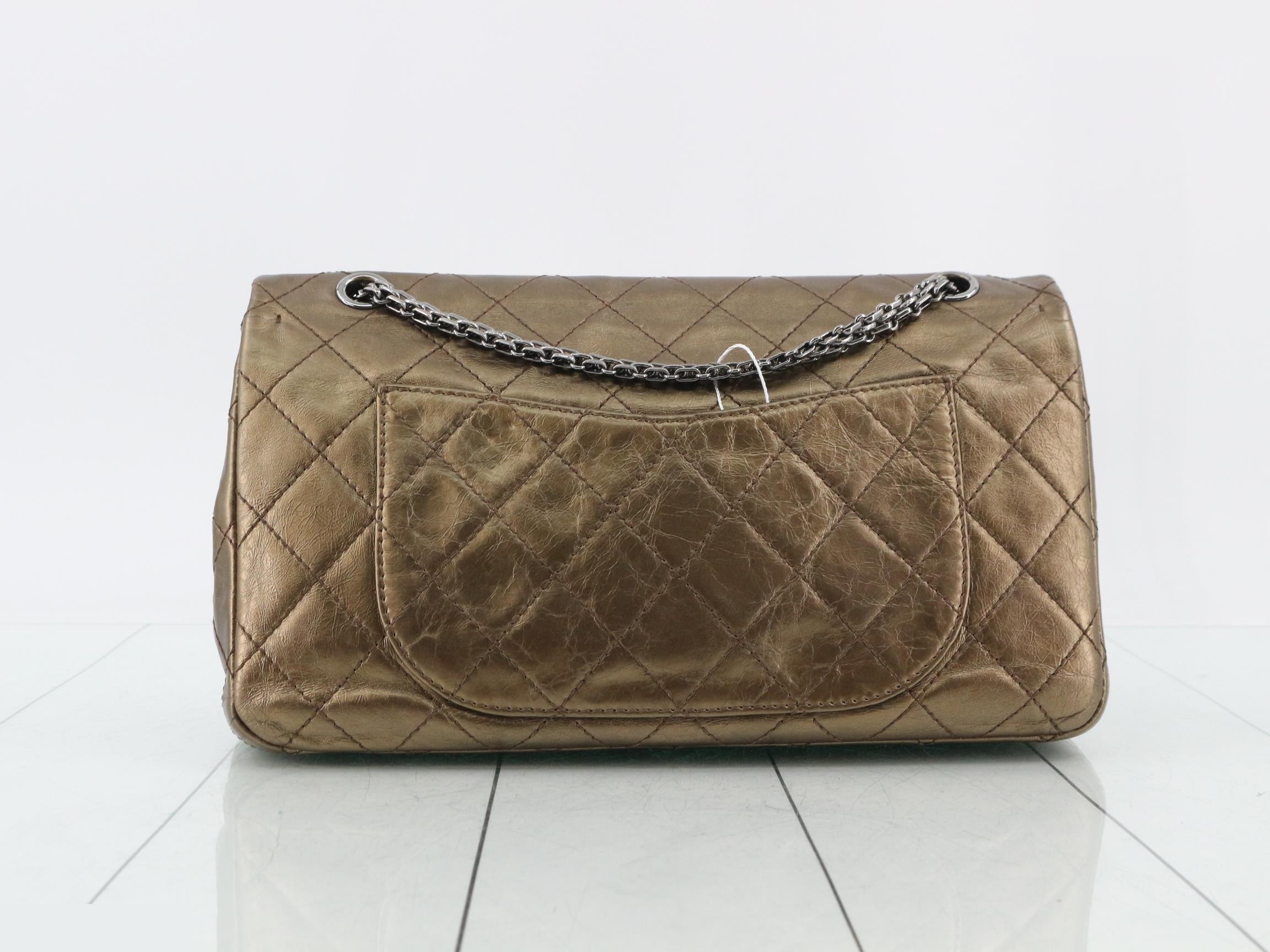 Matelassé 2.55 Leather Double Flap Double Chain Shoulder Bag — view 2