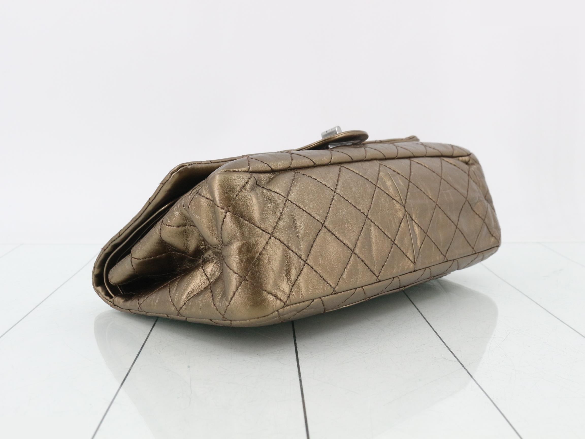 Matelassé 2.55 Leather Double Flap Double Chain Shoulder Bag — view 5