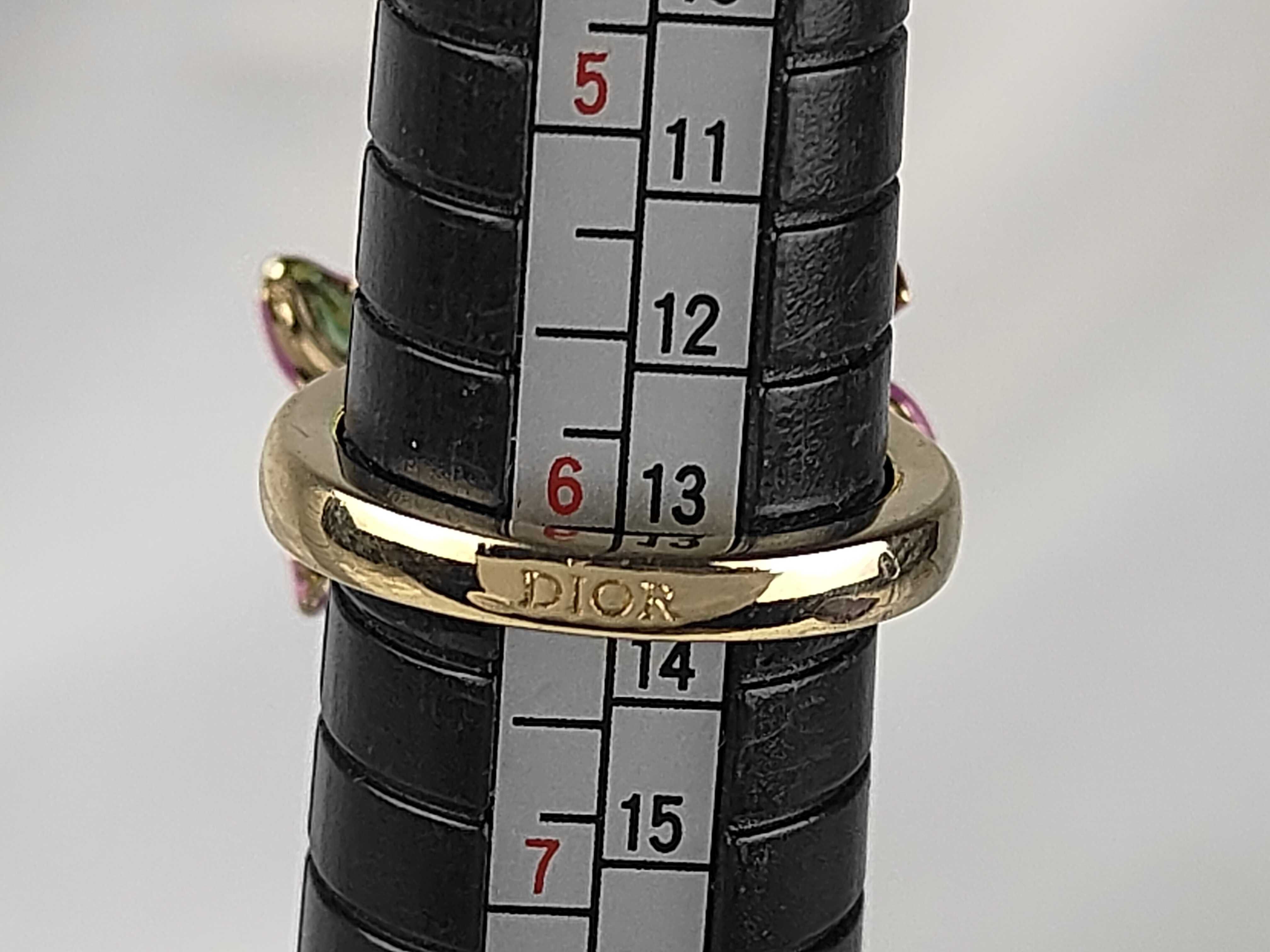 Bird/Flower Motif Ring, Size M — view 8