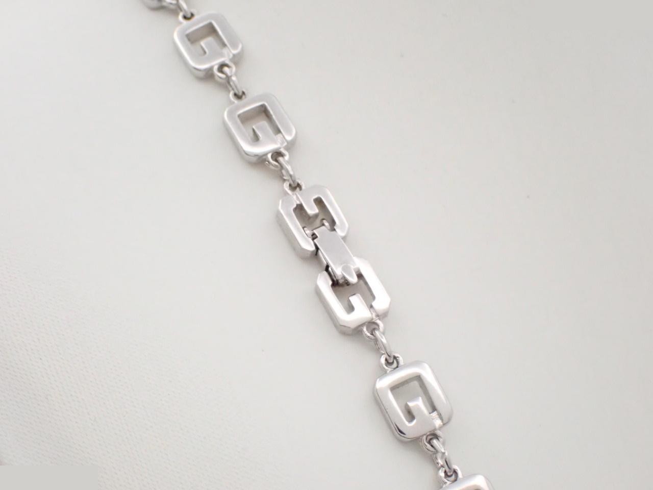 Necklace, silver color, G logo, 60g, chain approximately 80cm — view 2