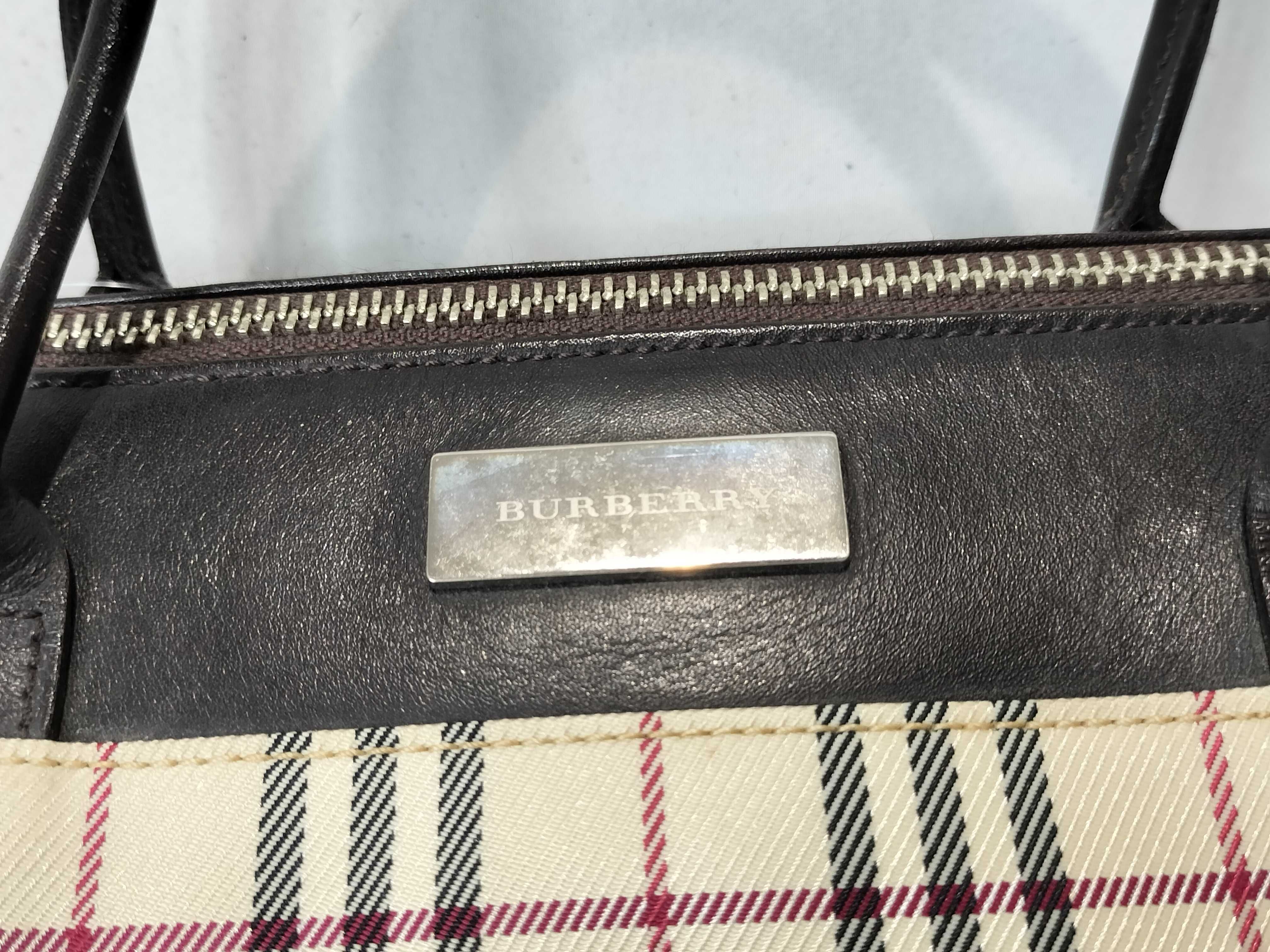 Cylindrical Nova Check Handbag — view 2
