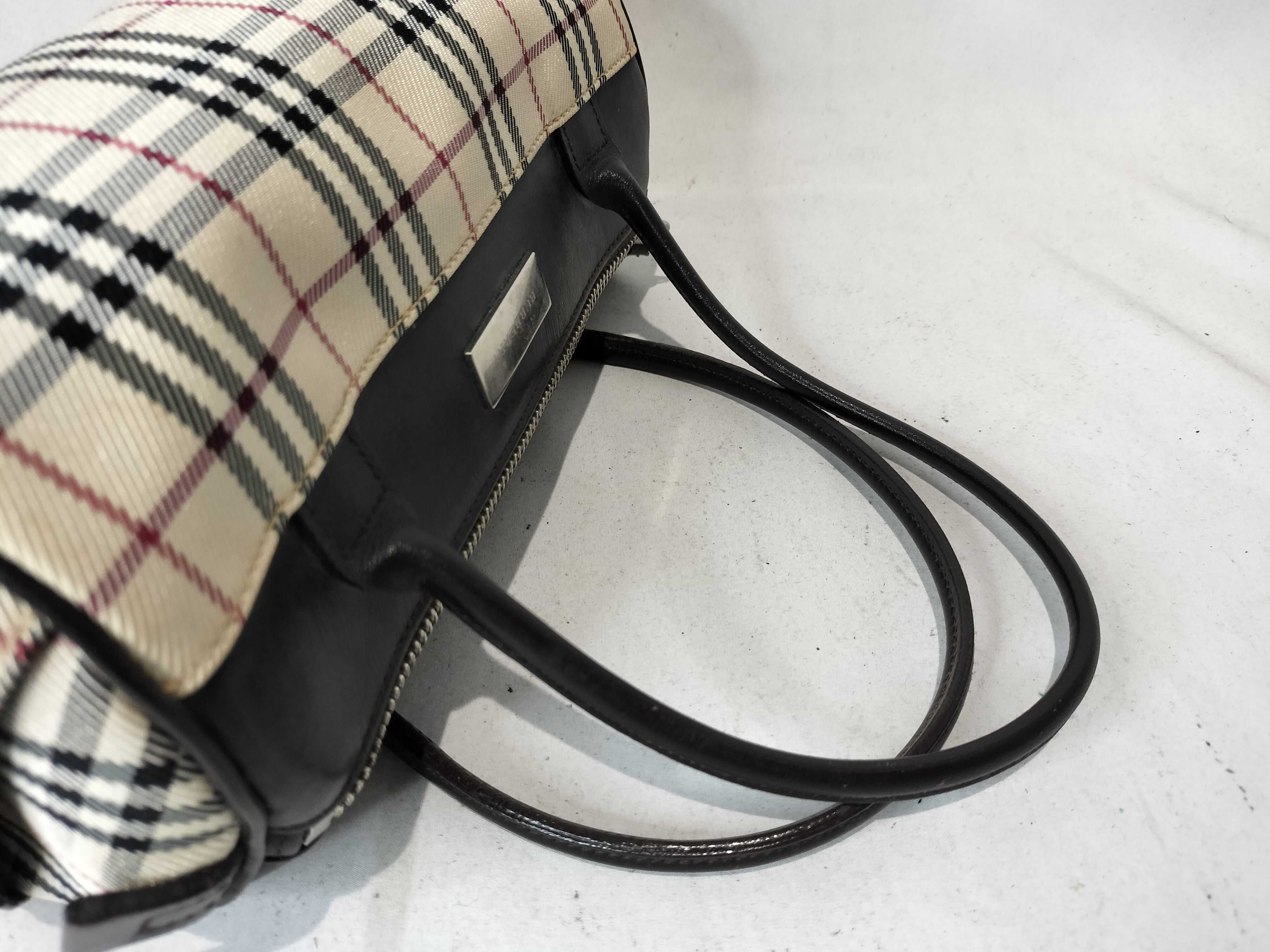 Cylindrical Nova Check Handbag — view 4