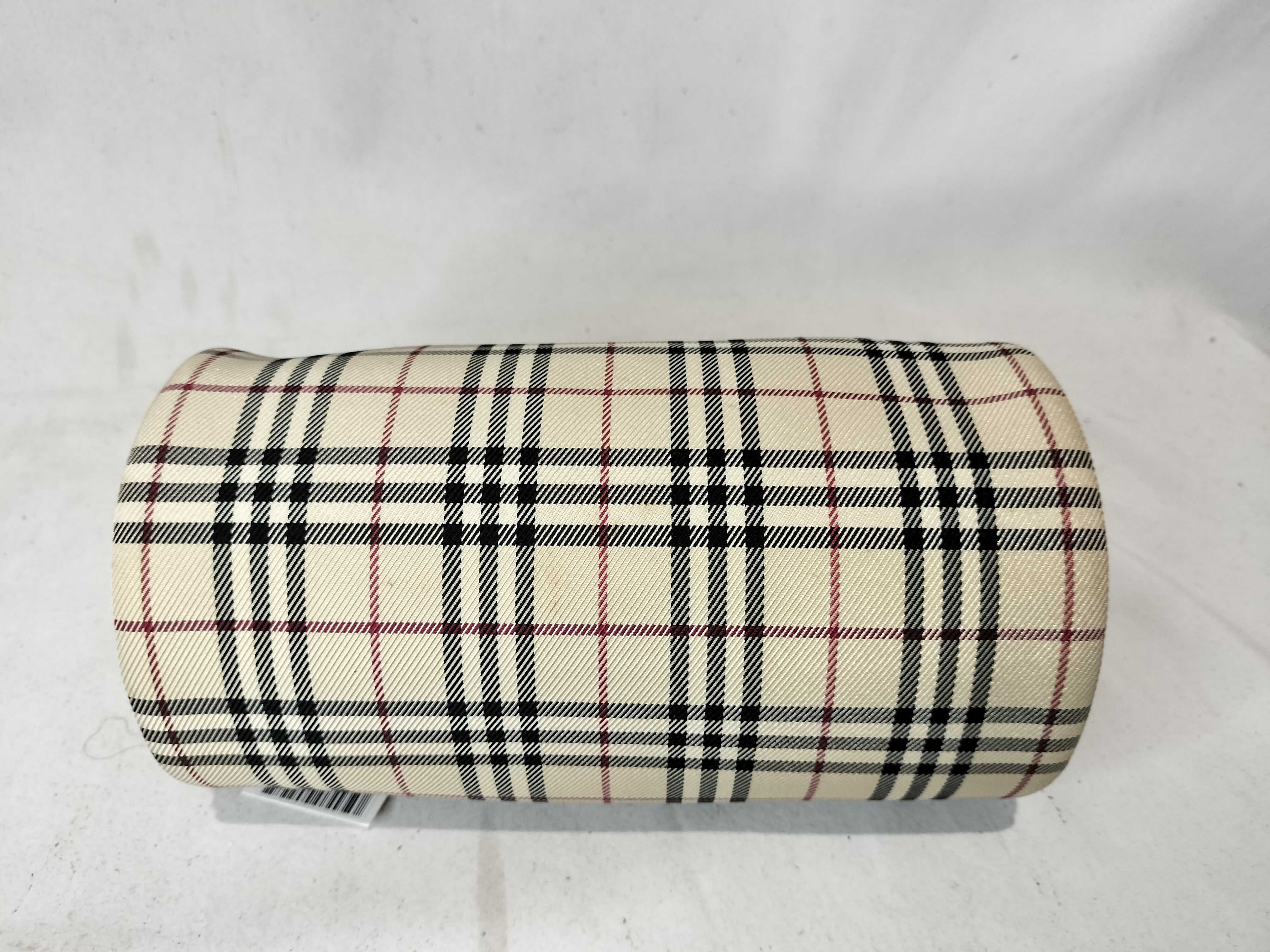 Cylindrical Nova Check Handbag — view 8