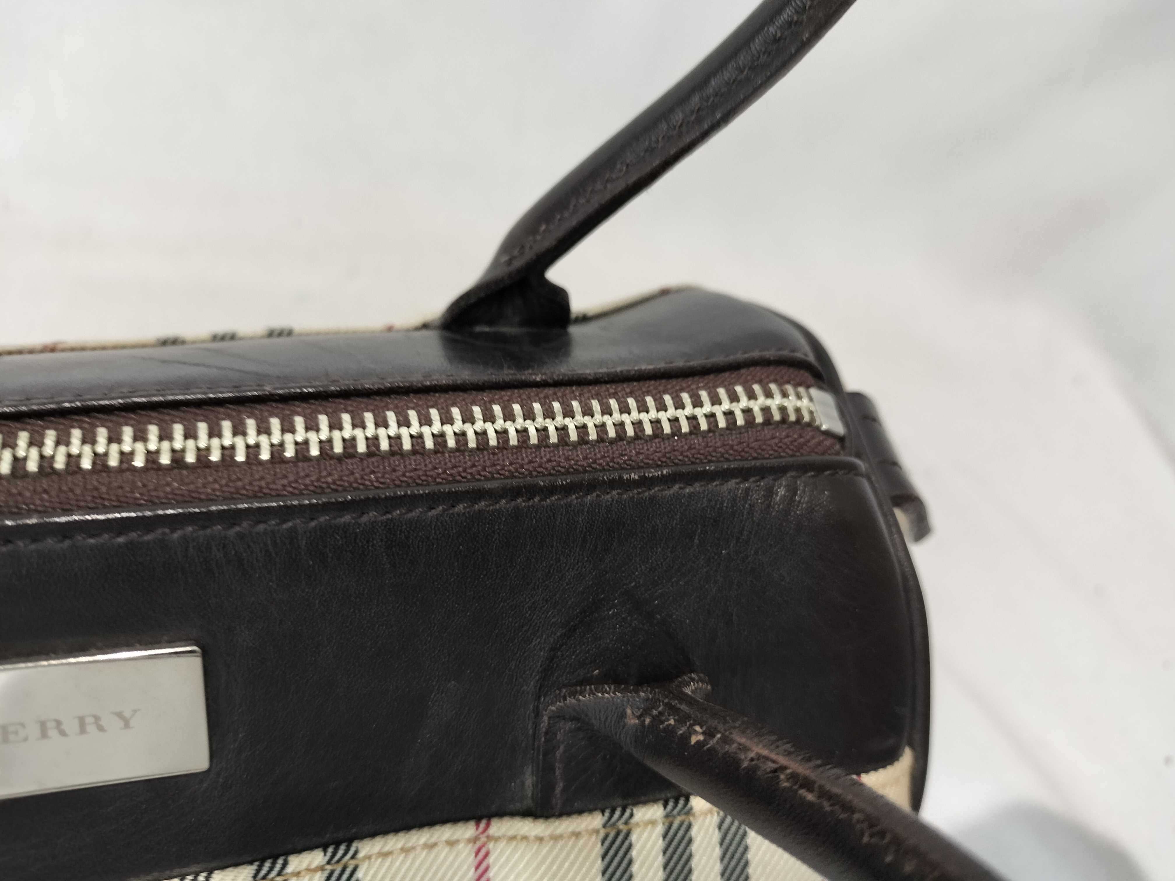 Cylindrical Nova Check Handbag — view 9