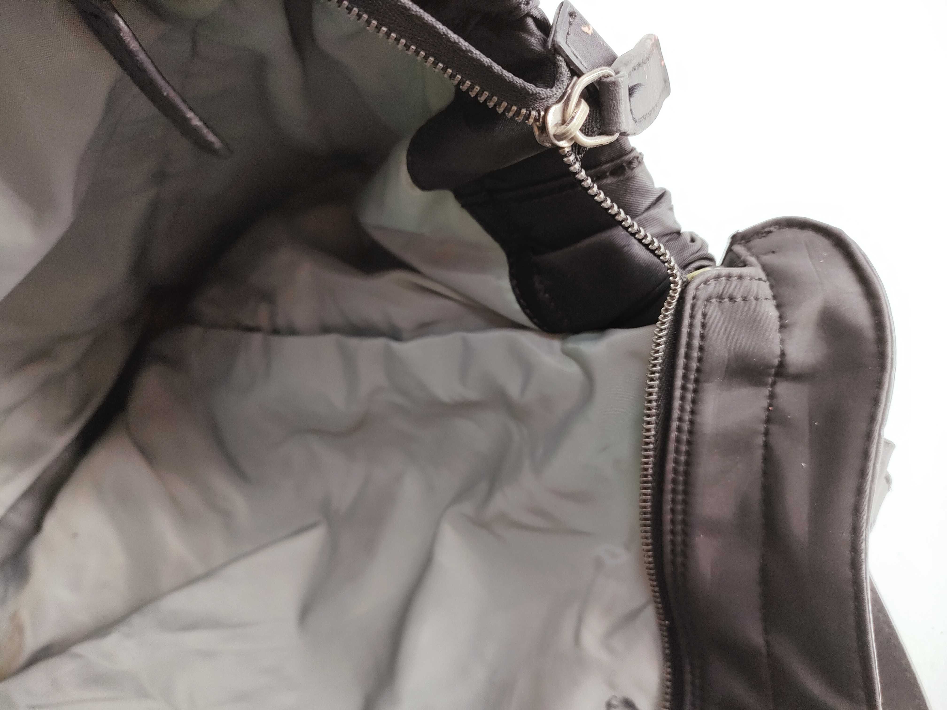 Nylon Tote Bag, Black Tote Bag — view 11