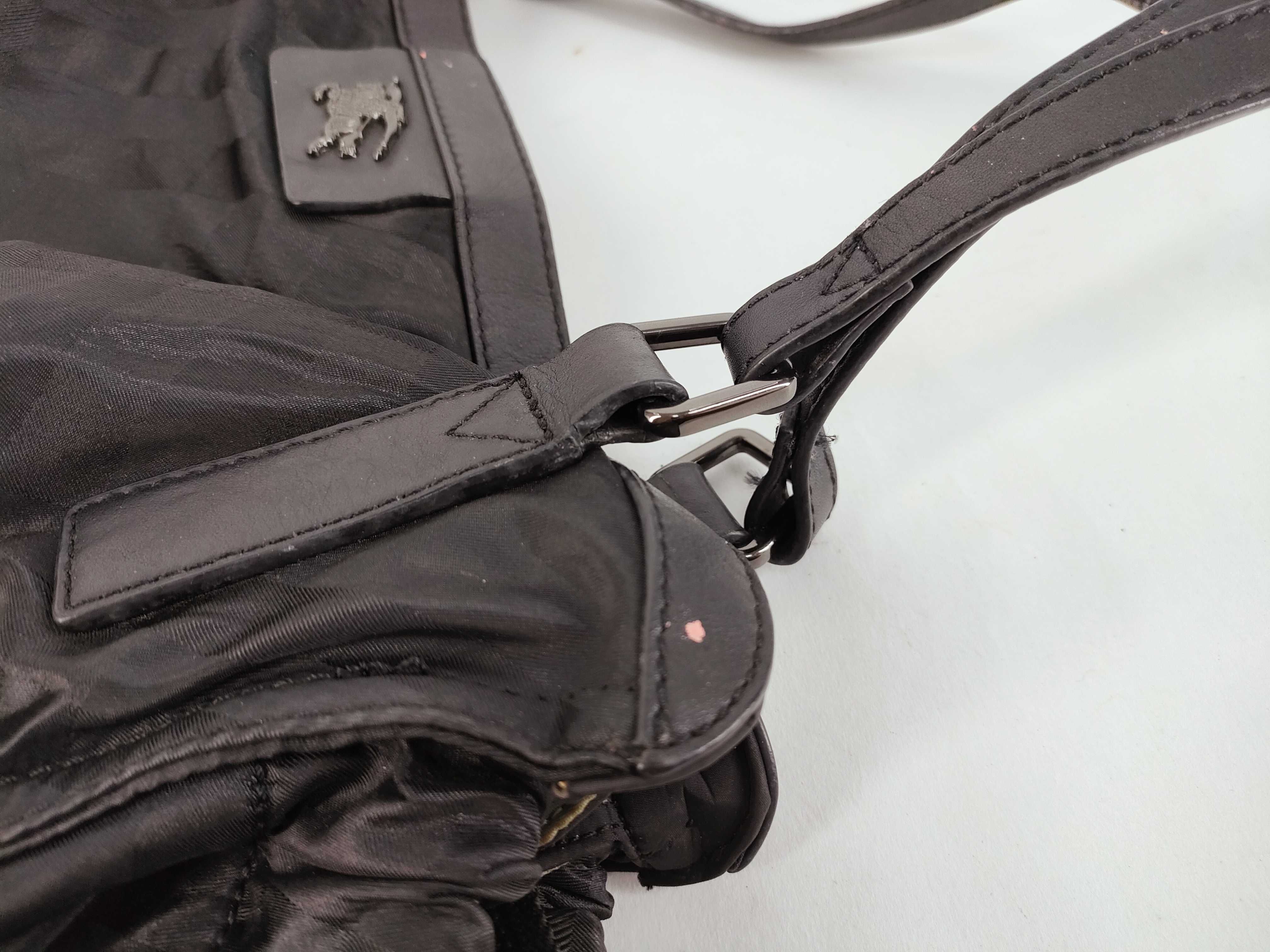 Nylon Tote Bag, Black Tote Bag — view 5