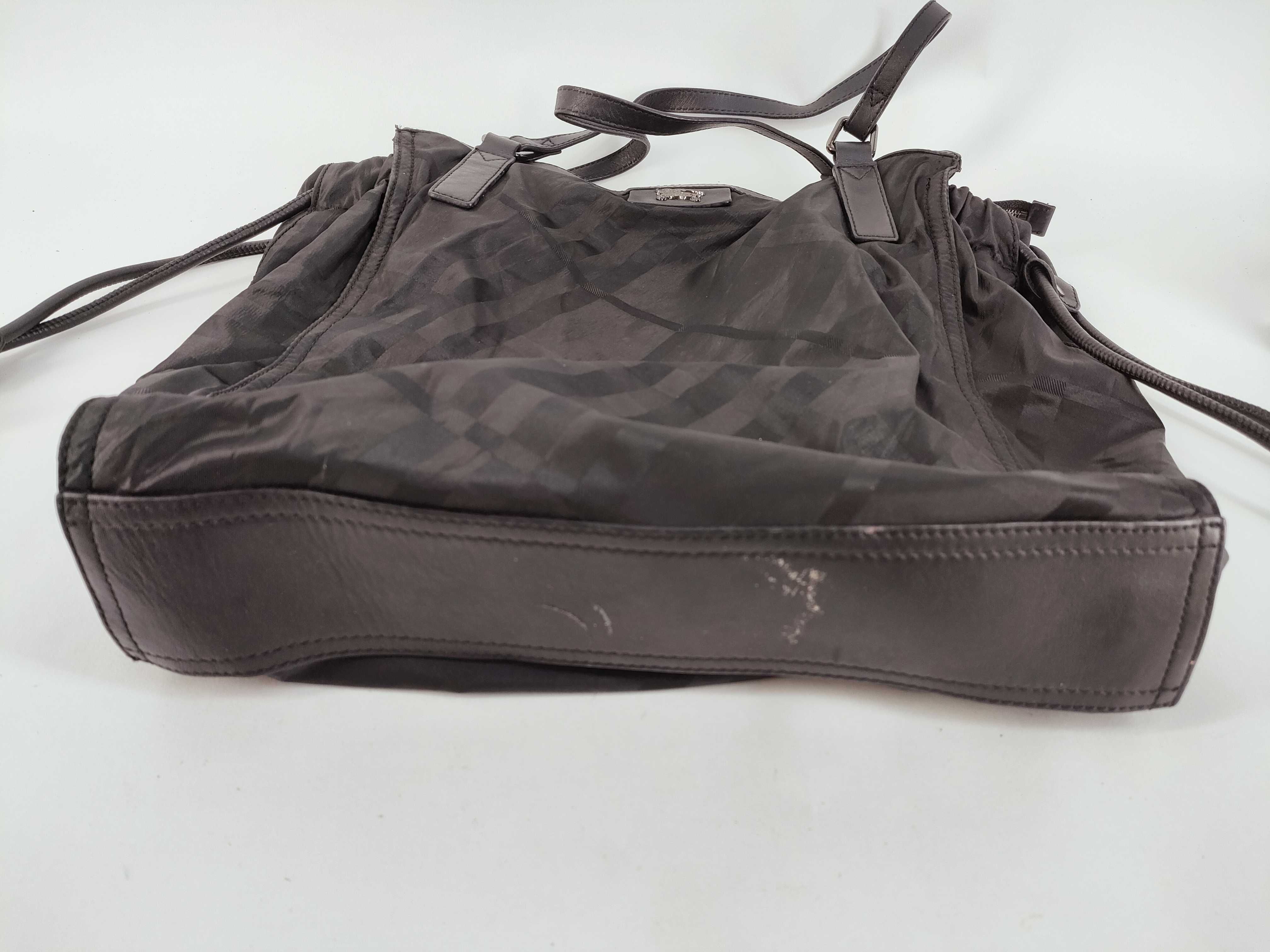 Nylon Tote Bag, Black Tote Bag — view 7