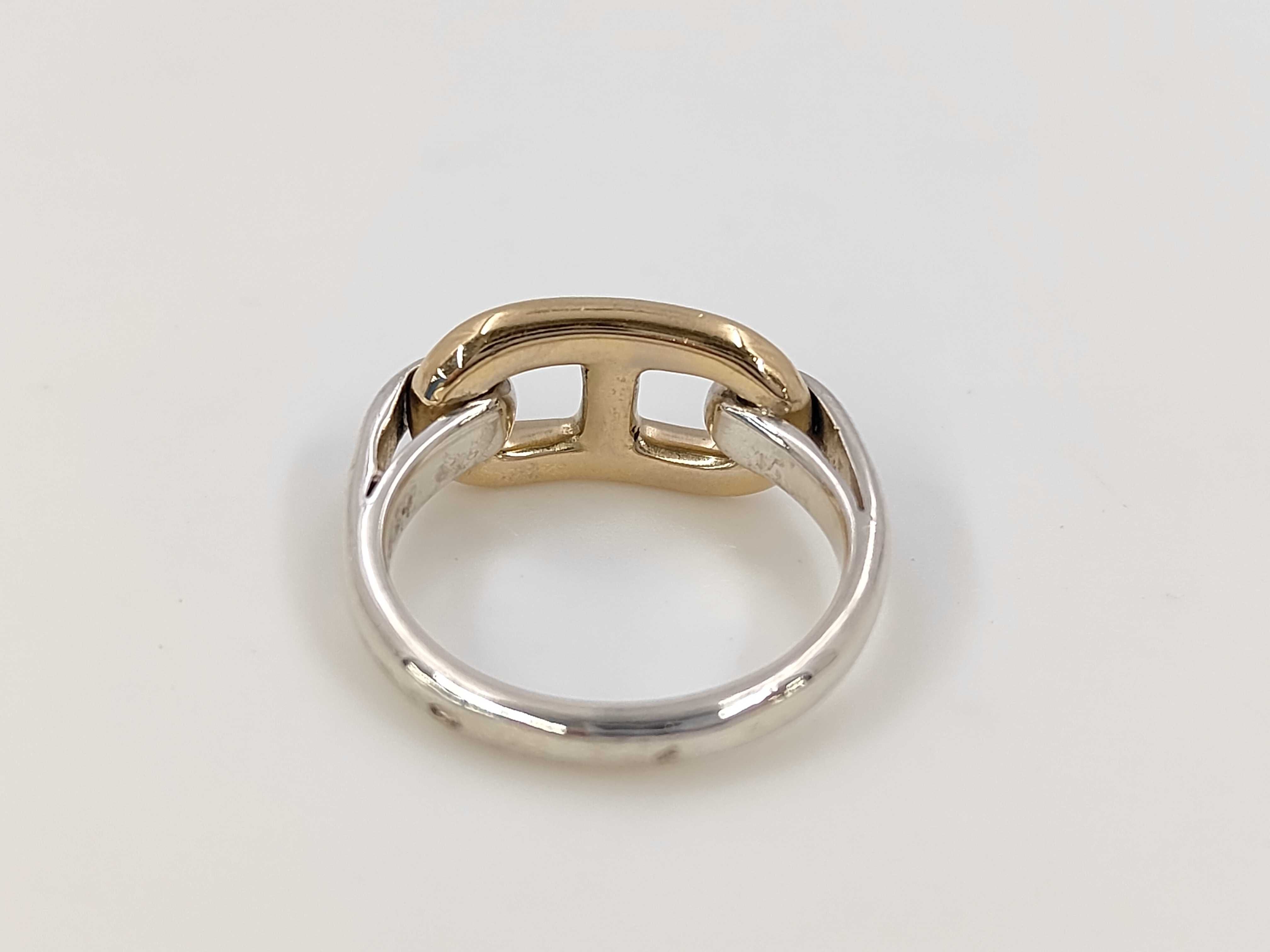 Chaine d'Ancre #12 #52 Combination Ring, 1 Link, 925/750 Sterling Silver — view 4