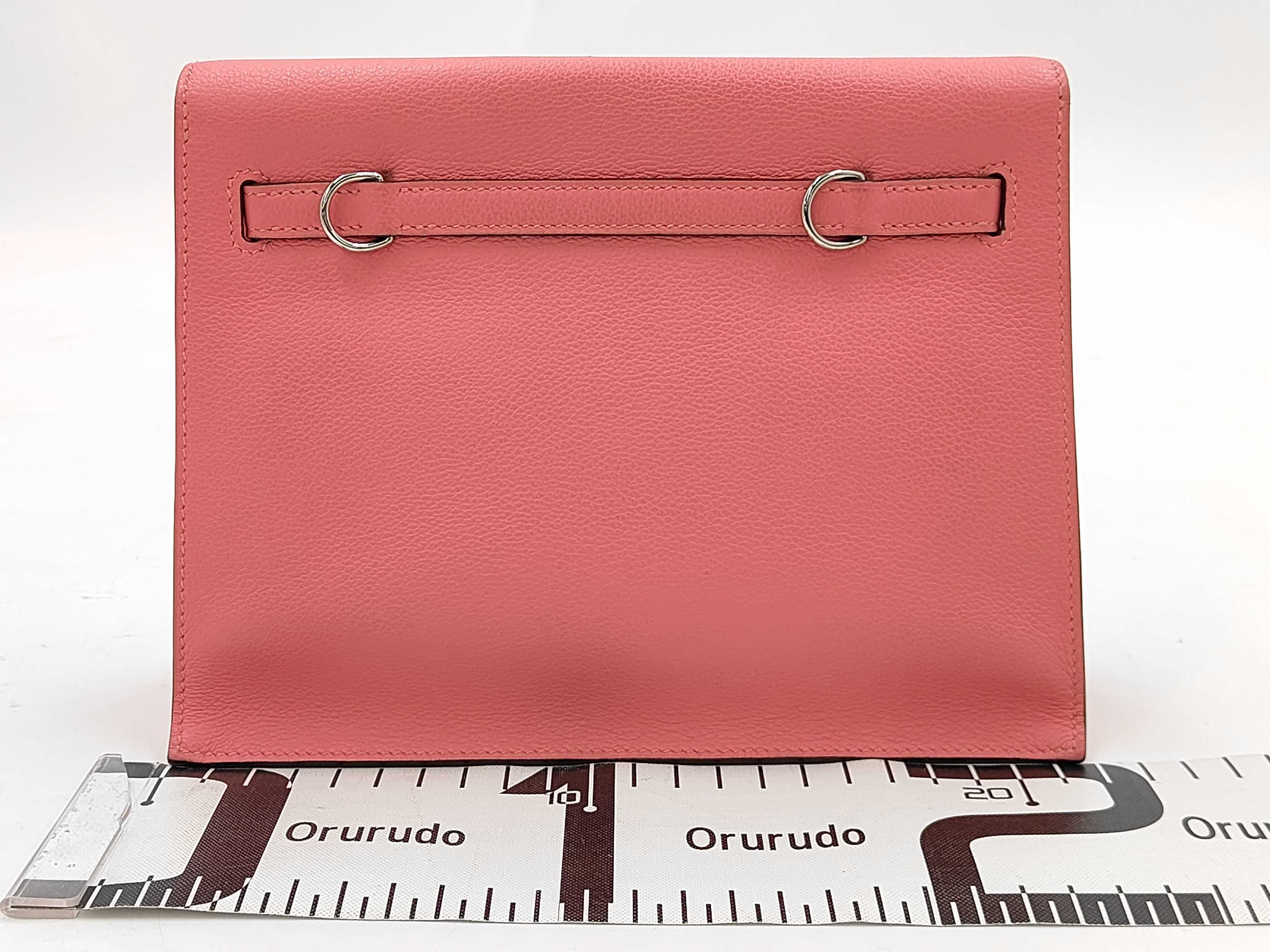 Kelly Dance II Veau Evercolor Rose Azalee Silver Hardware D:2019 HD X75052 Handbag — view 2