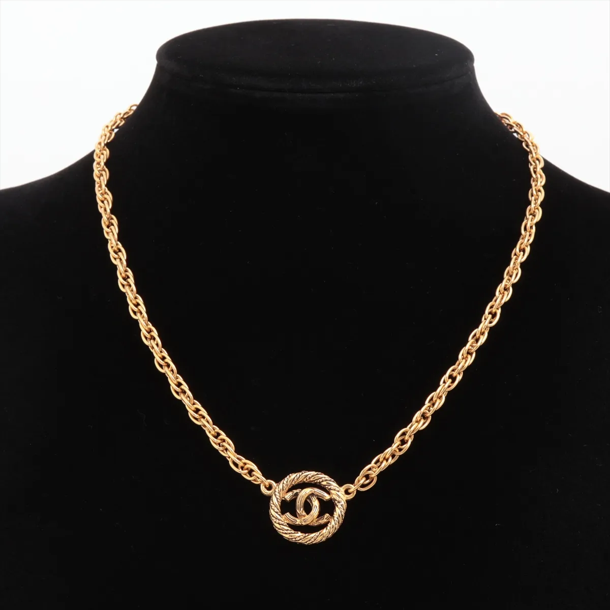 Coco Mark 3648 Necklace, GP Gold. Shows — view 5