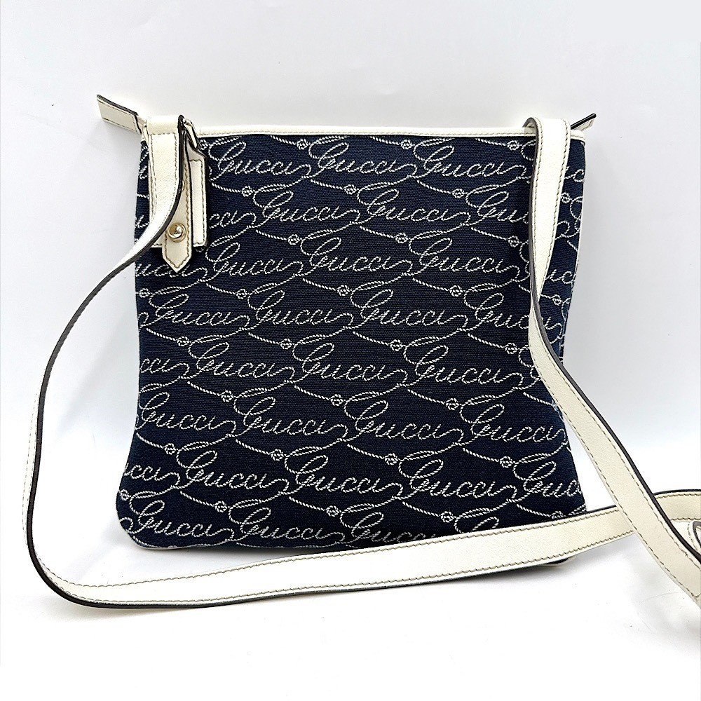 Canvas Logo Messenger Bag Shoulder Bag — view 2