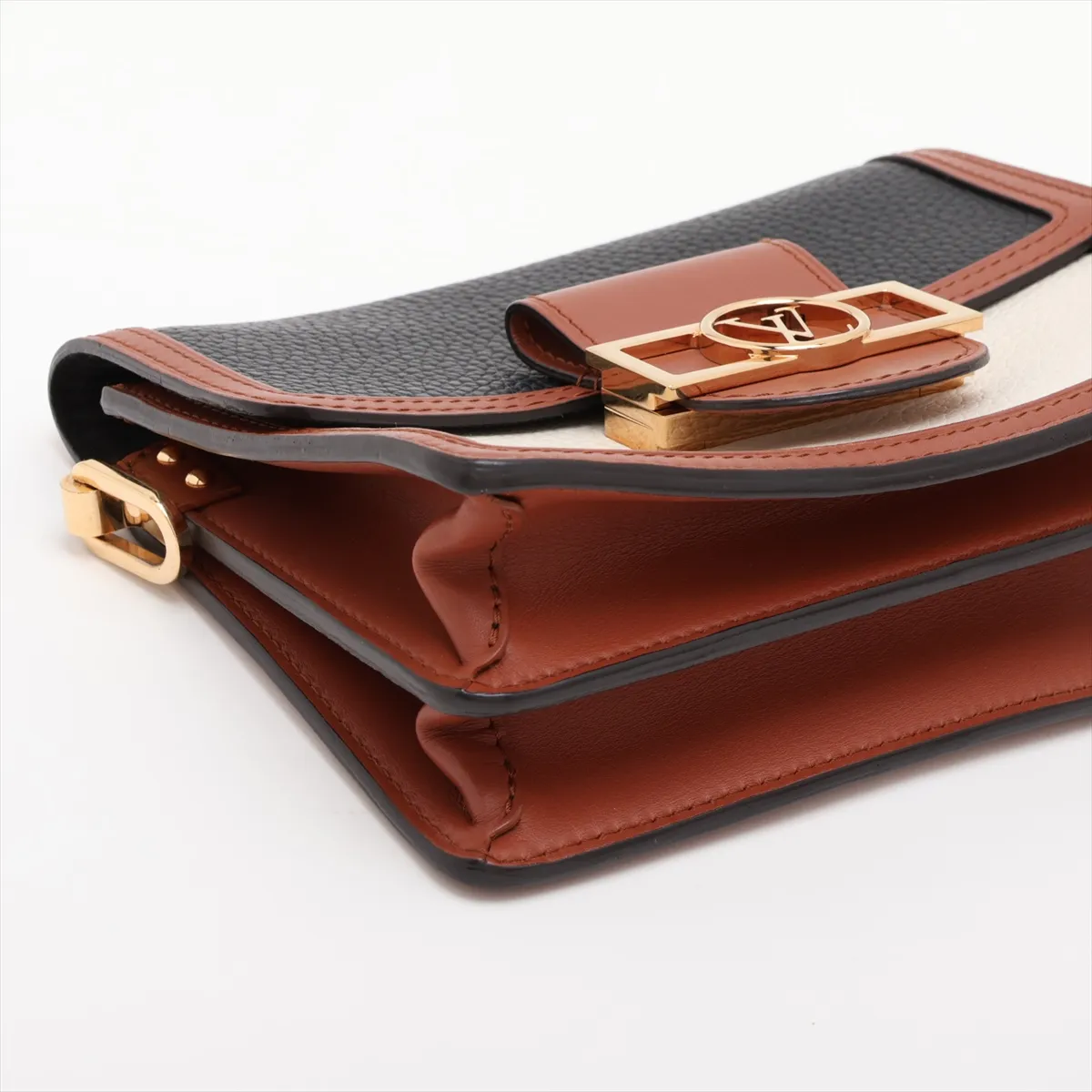 LV logo Dauphine MINI M55073 Brown (RFID detected) — view 4