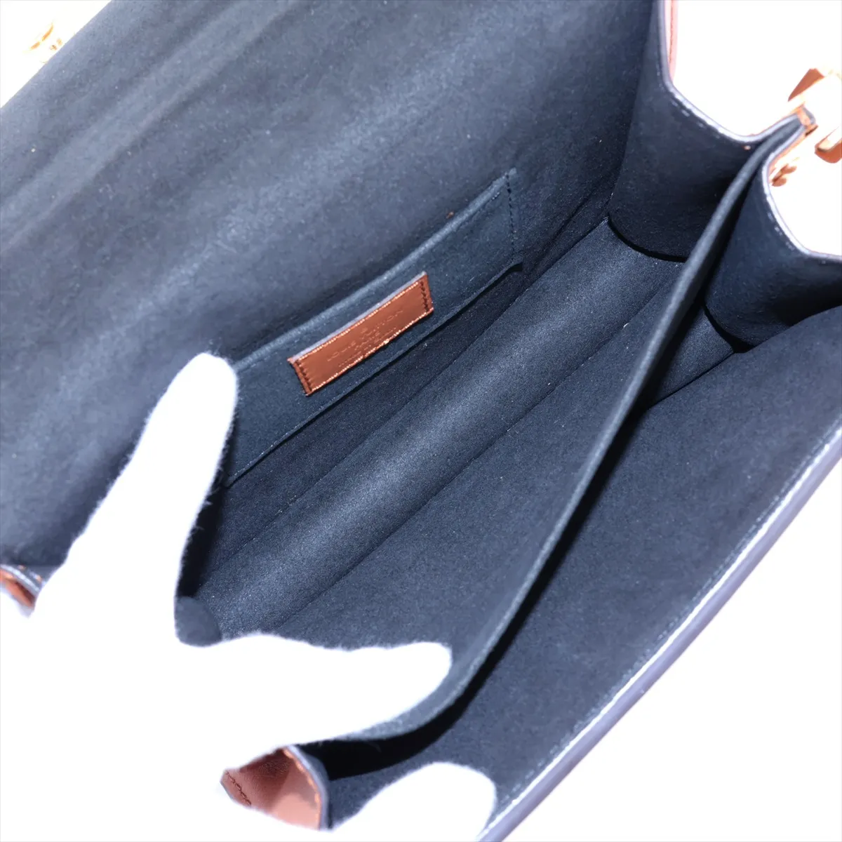 LV logo Dauphine MINI M55073 Brown (RFID detected) — view 7