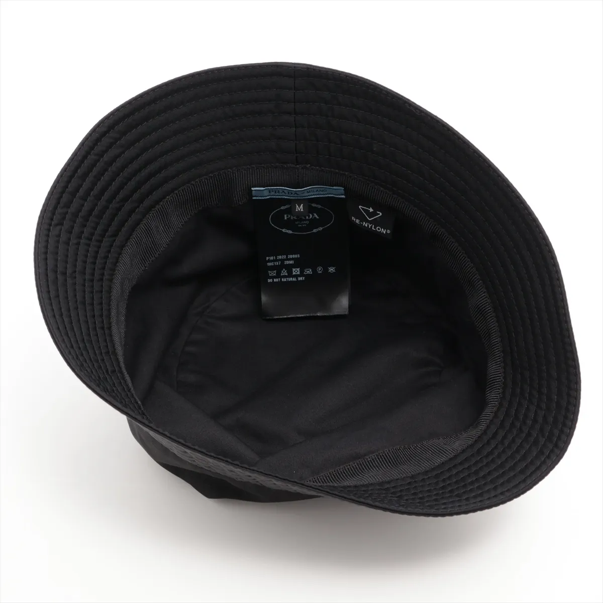 1HC137 Re Nylon Bucket Hat M Polyamide Black — view 4