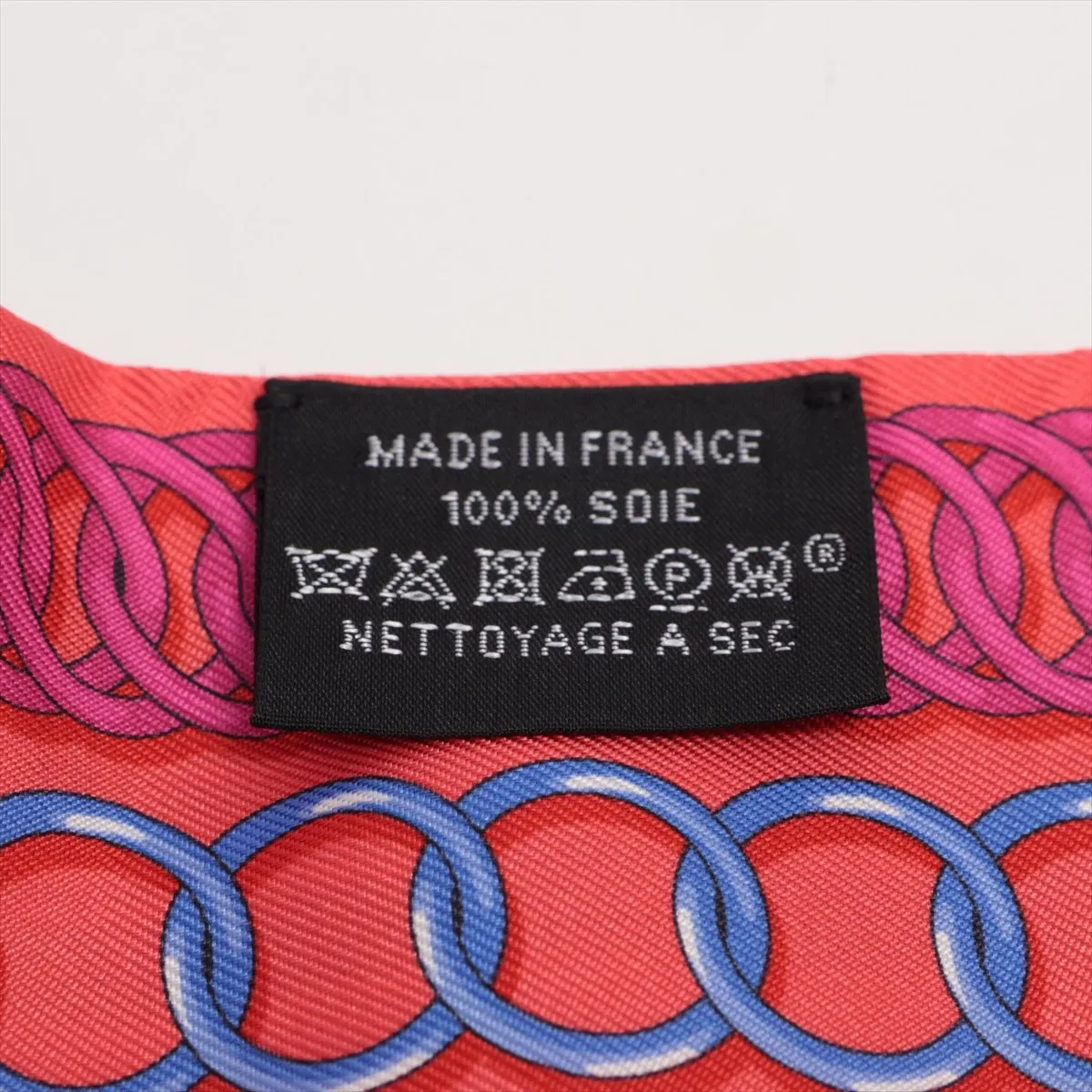 Twilly Maillons Maillon Twilly Ring Silk Blue x Red Thread Fuzzing — view 4