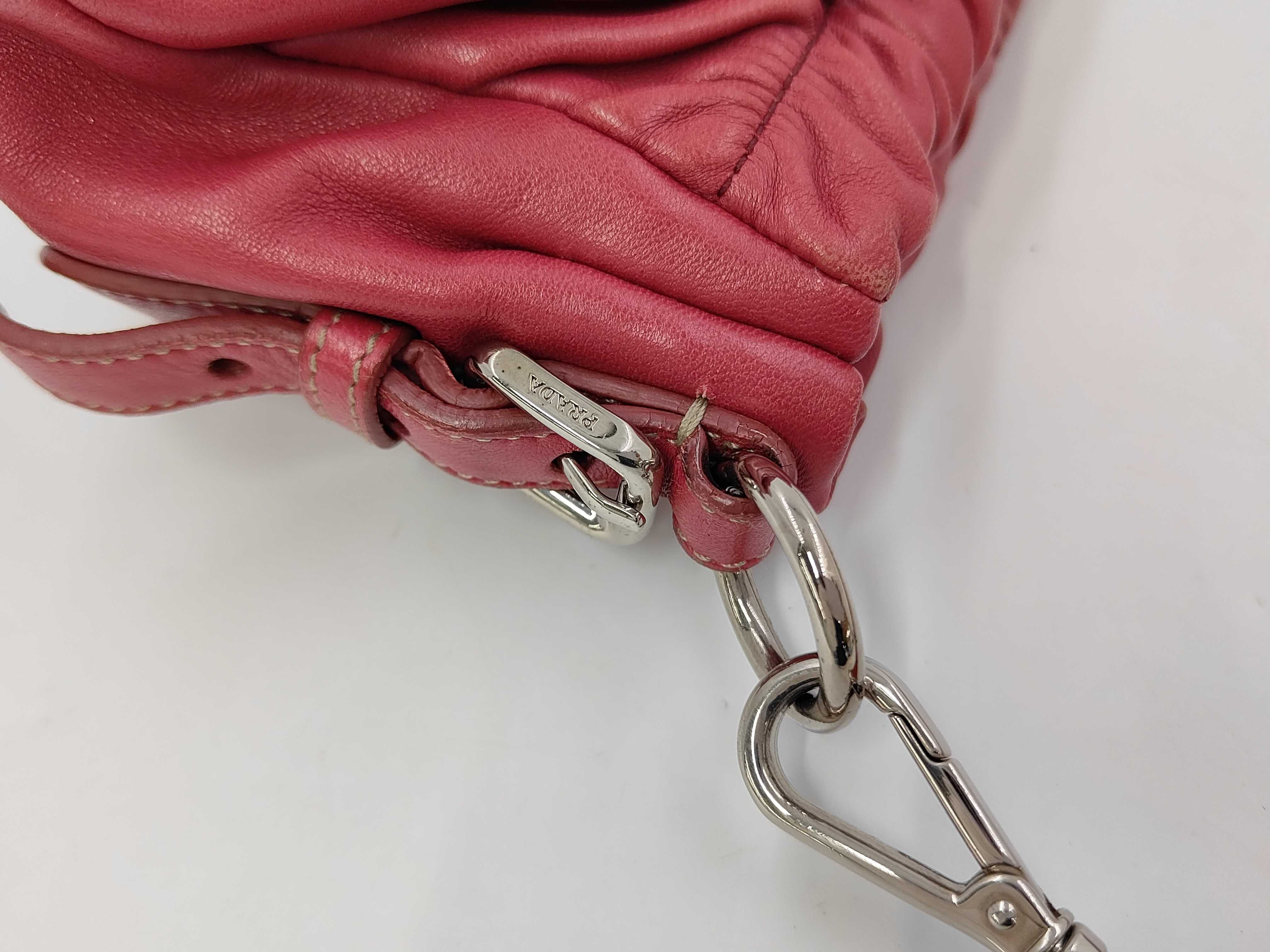 Ribbon Design Calf Leather Mini Bag Shoulder Bag Handbag — view 5