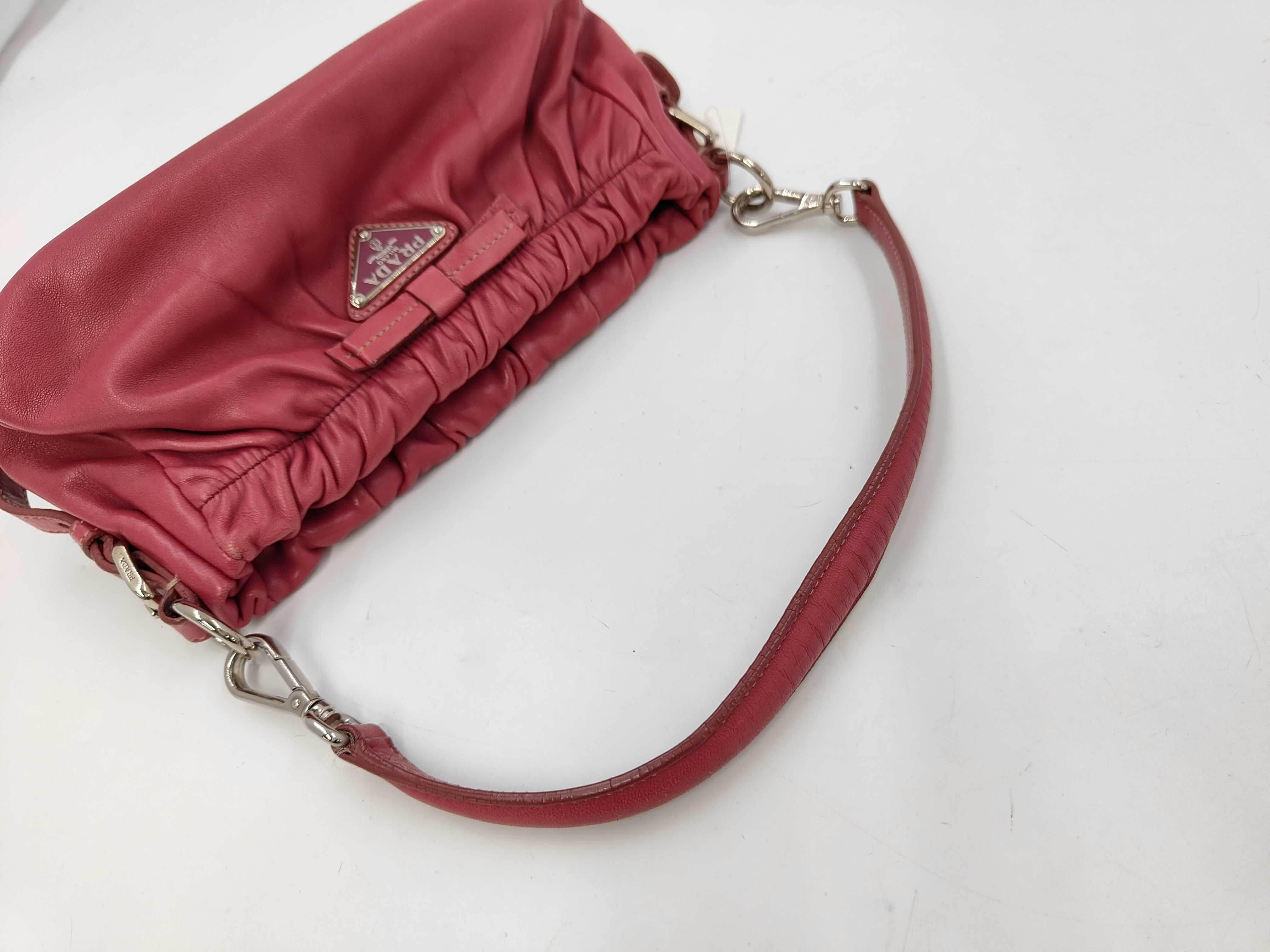 Ribbon Design Calf Leather Mini Bag Shoulder Bag Handbag — view 6
