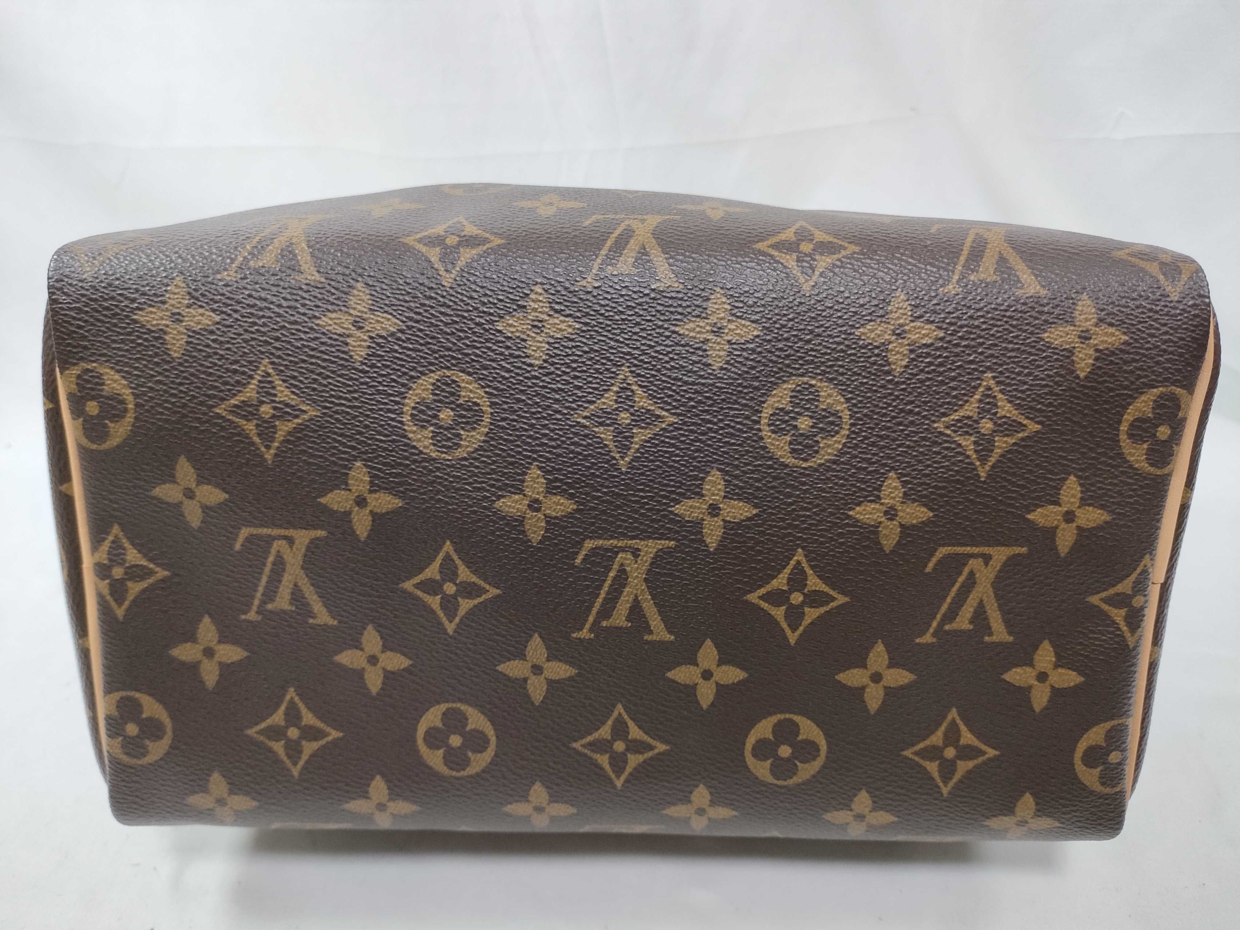 Monogram Louis Vuitton Monogram Speedy 25 M41109 RFID Detected Handbag — view 8