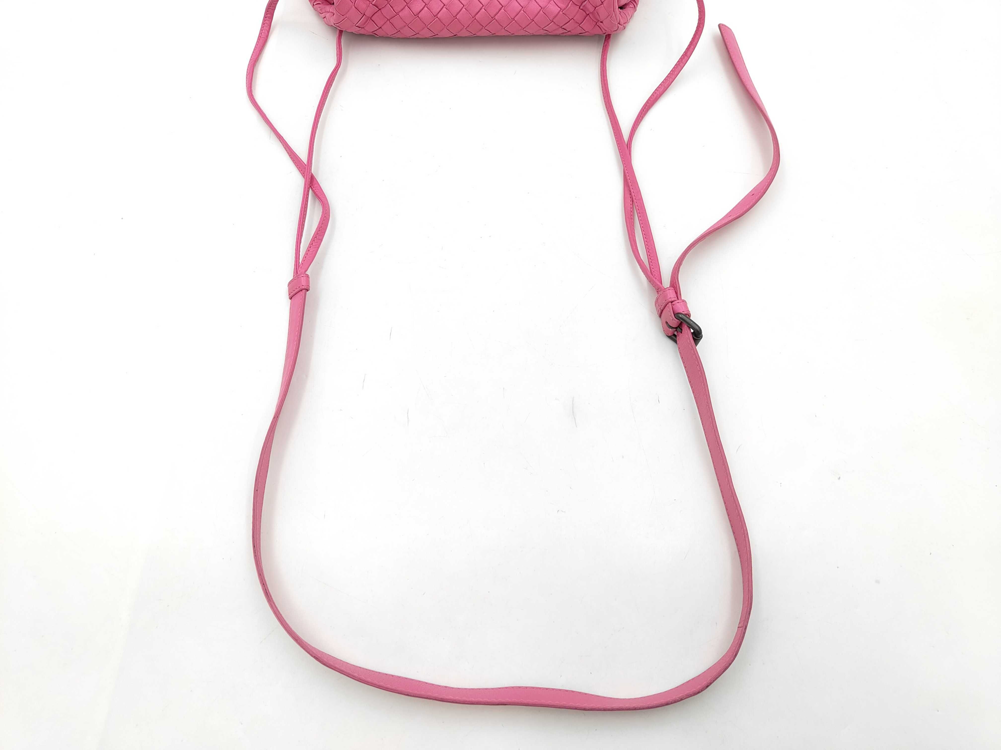 Intrecciato Pink Shoulder Bag — view 3