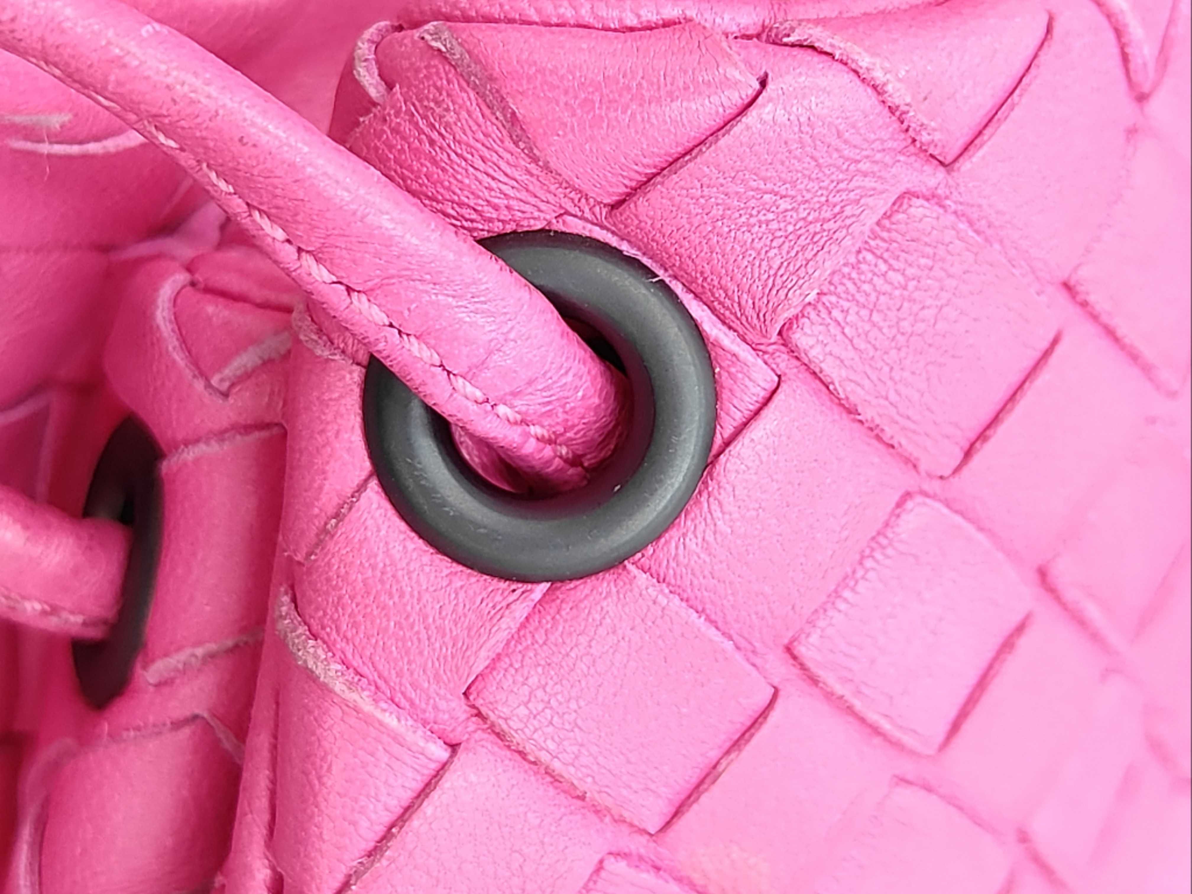 Intrecciato Pink Shoulder Bag — view 5