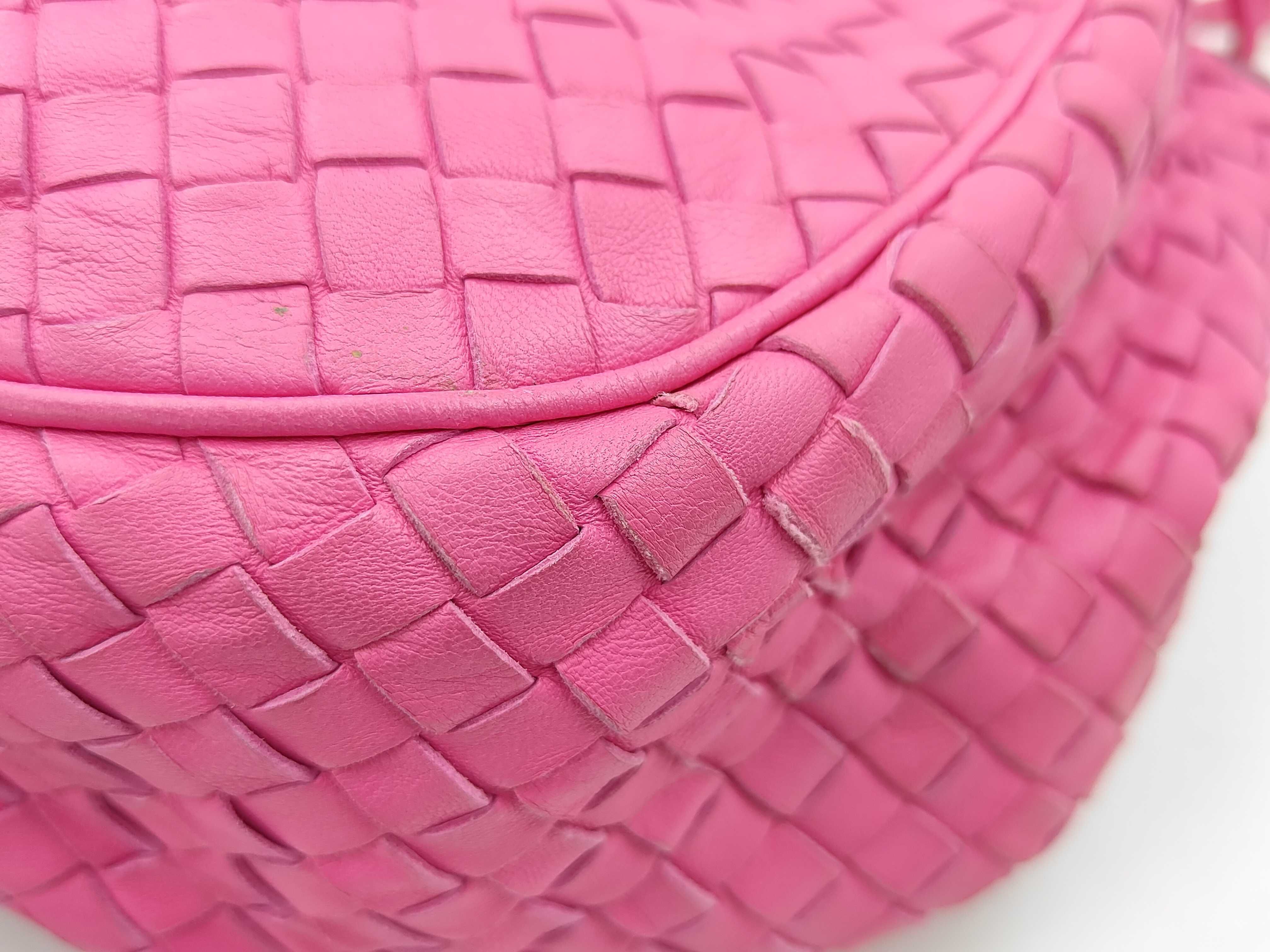 Intrecciato Pink Shoulder Bag — view 6