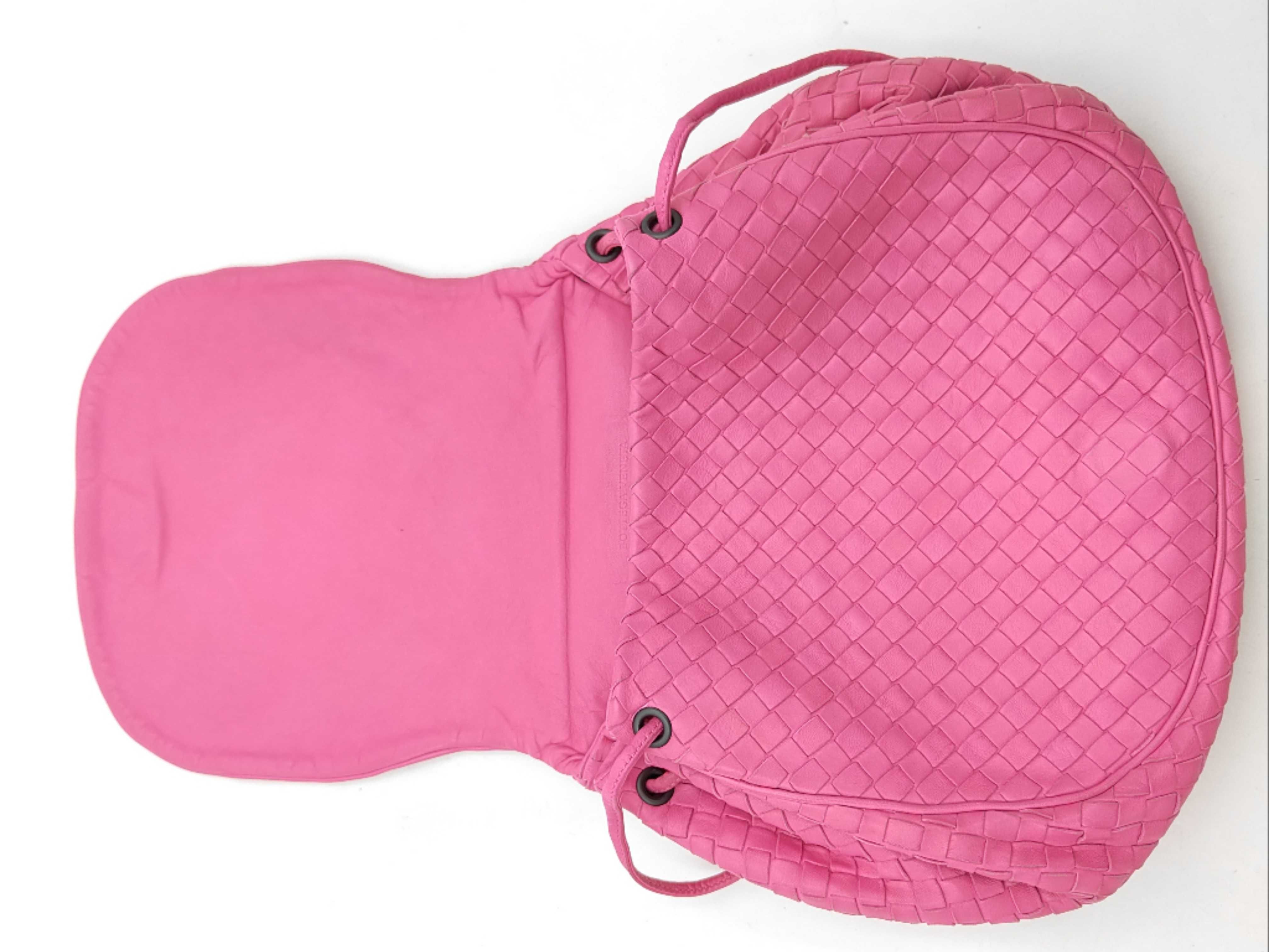 Intrecciato Pink Shoulder Bag — view 7