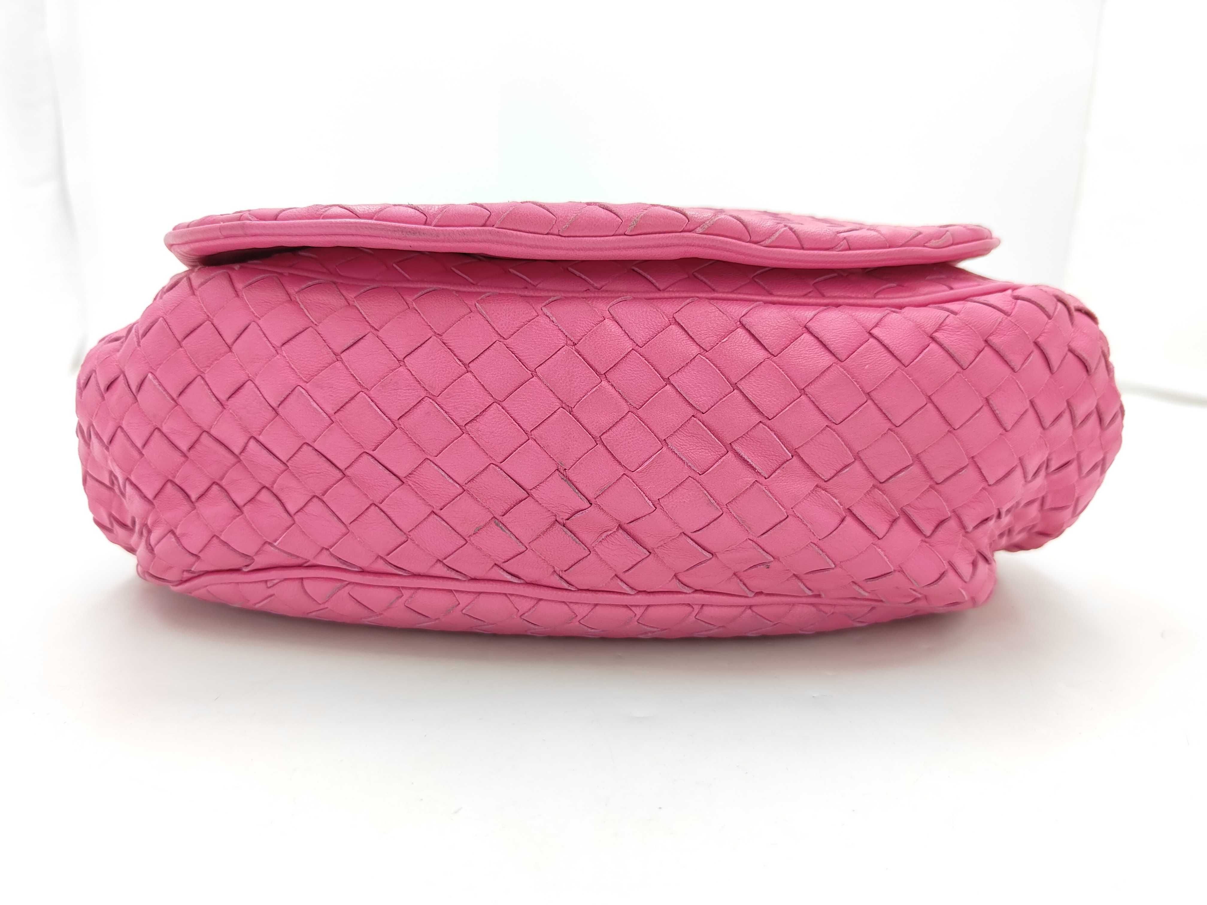 Intrecciato Pink Shoulder Bag — view 8