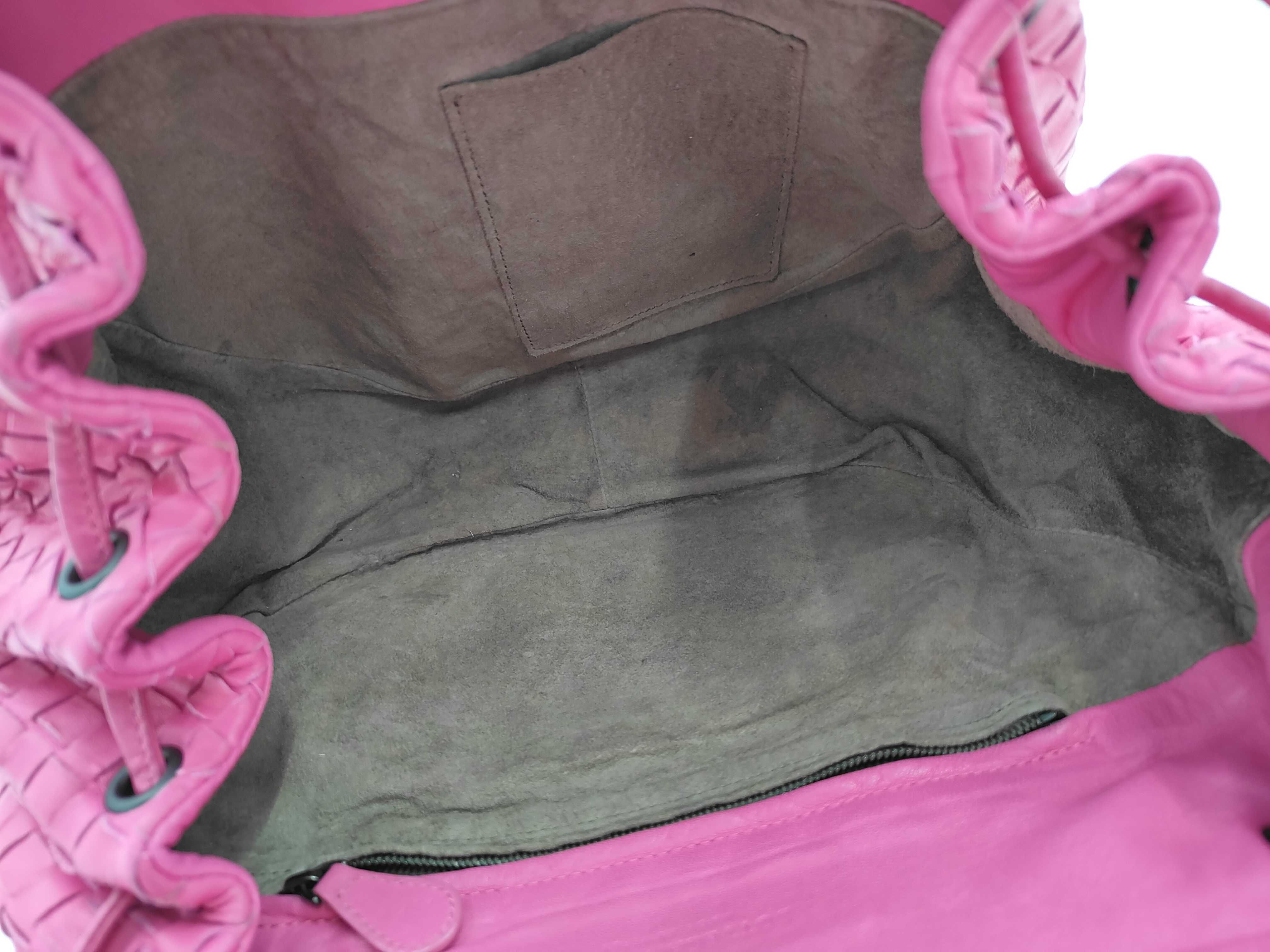 Intrecciato Pink Shoulder Bag — view 9