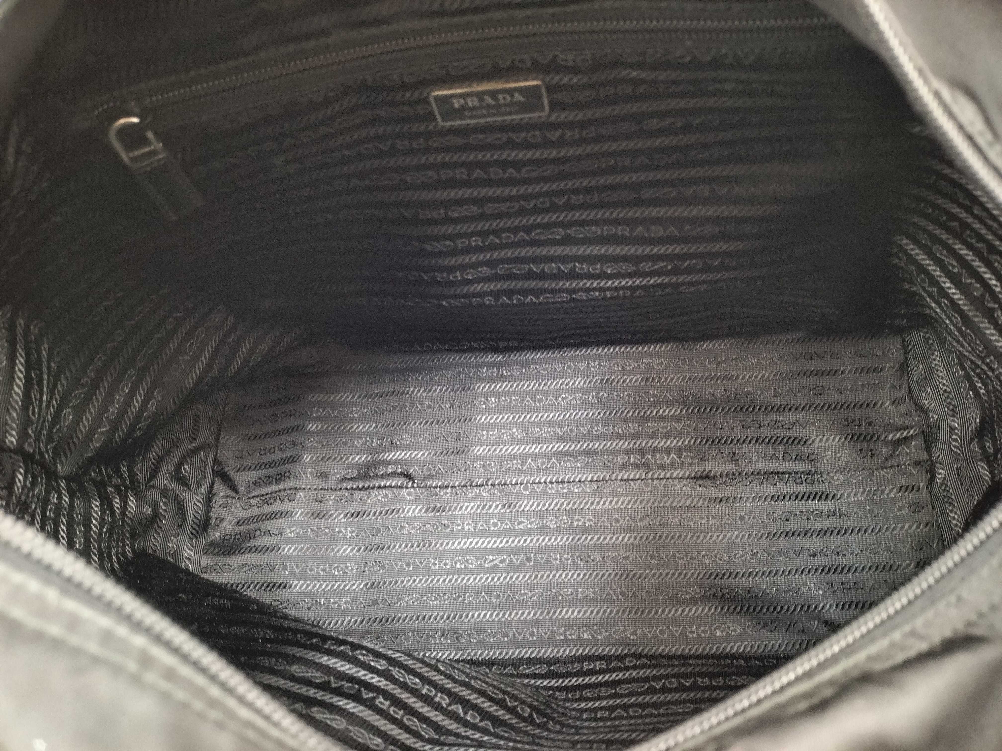nylon Prada tote bag nylon black tote bag — view 12