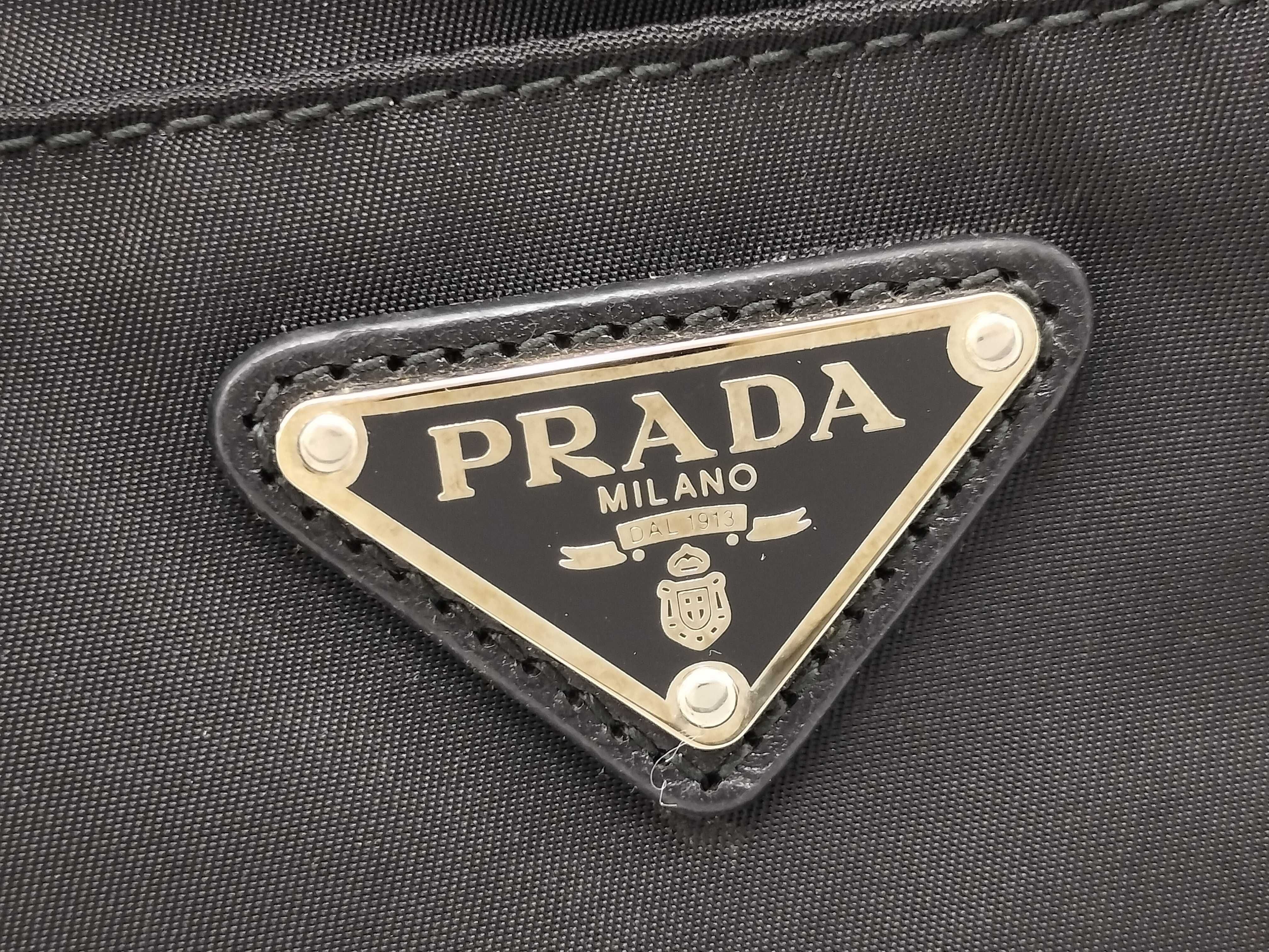 nylon Prada tote bag nylon black tote bag — view 9