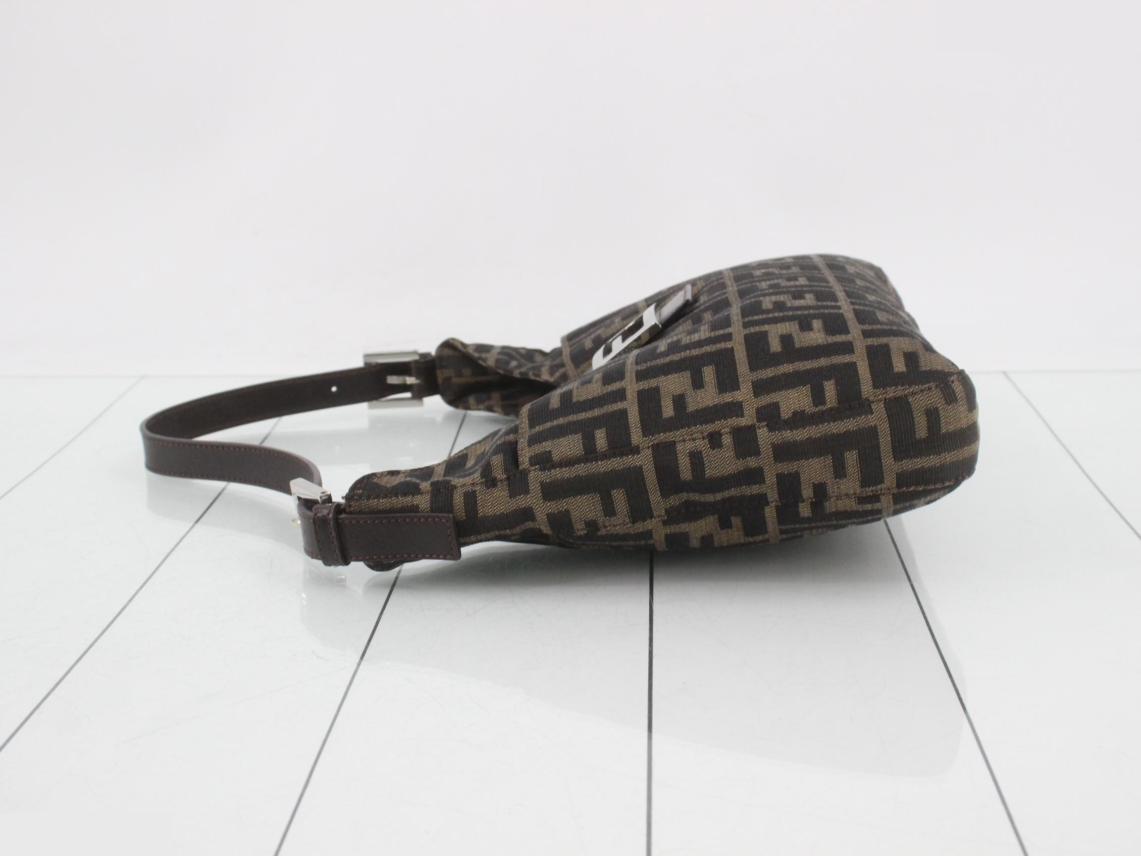 ZUCCA Bucket Hobo, Brown, with storage bag, 29 x 18 x 4 cm — view 4